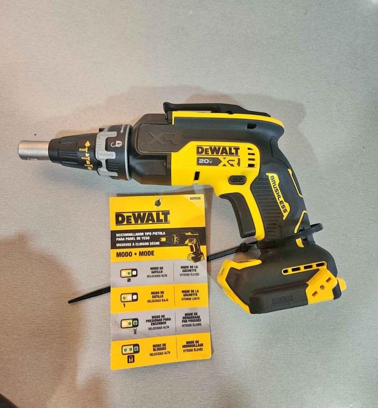 DEWALT 20V Max Drywall Screwgun, Tool Only (DCF630B) customer photo 1