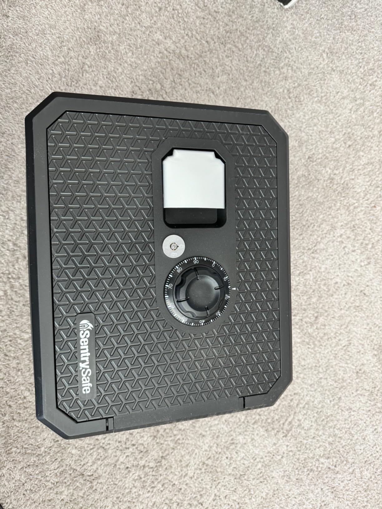 SentrySafe Fireproof and Waterproof Shelf Safe, Large Home or Office Safe with Dial Combination Lock and Override Key, 0.81 Cubic Feet, FPW082KSB customer photo 1