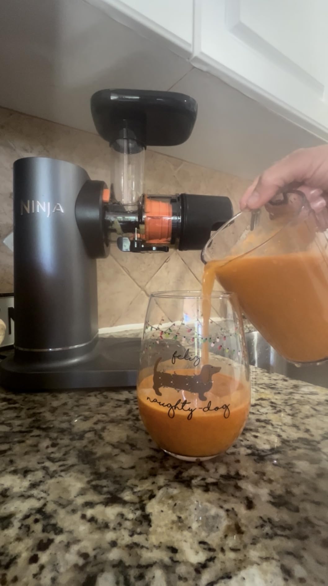 Ninja NeverClog Cold Press Juicer, 24oz Jug, 36oz Pulp, Charcoal, JC151 customer photo 1