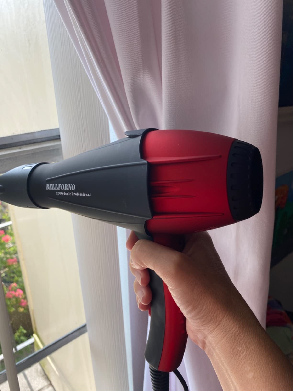 Professional Ionic Curly Hair Dryer with Diffuser, Black customer photo 1