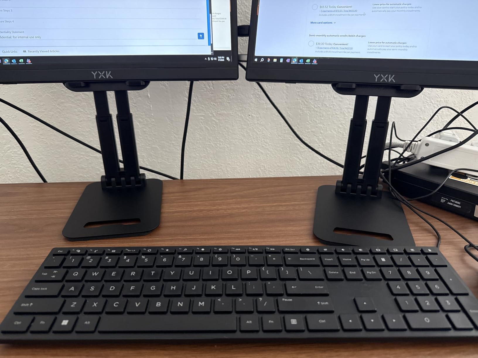 LISEN iPad Stand Tablet Holder for Desk, Adjustable Portable Monitor Stand customer photo 1