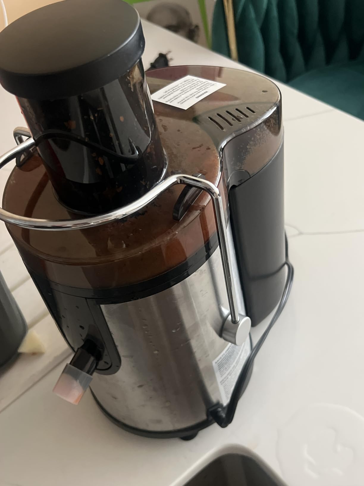 Juicer Machine 800W Centrifugal Juicer with Wide Mouth Feed Chute customer photo 1