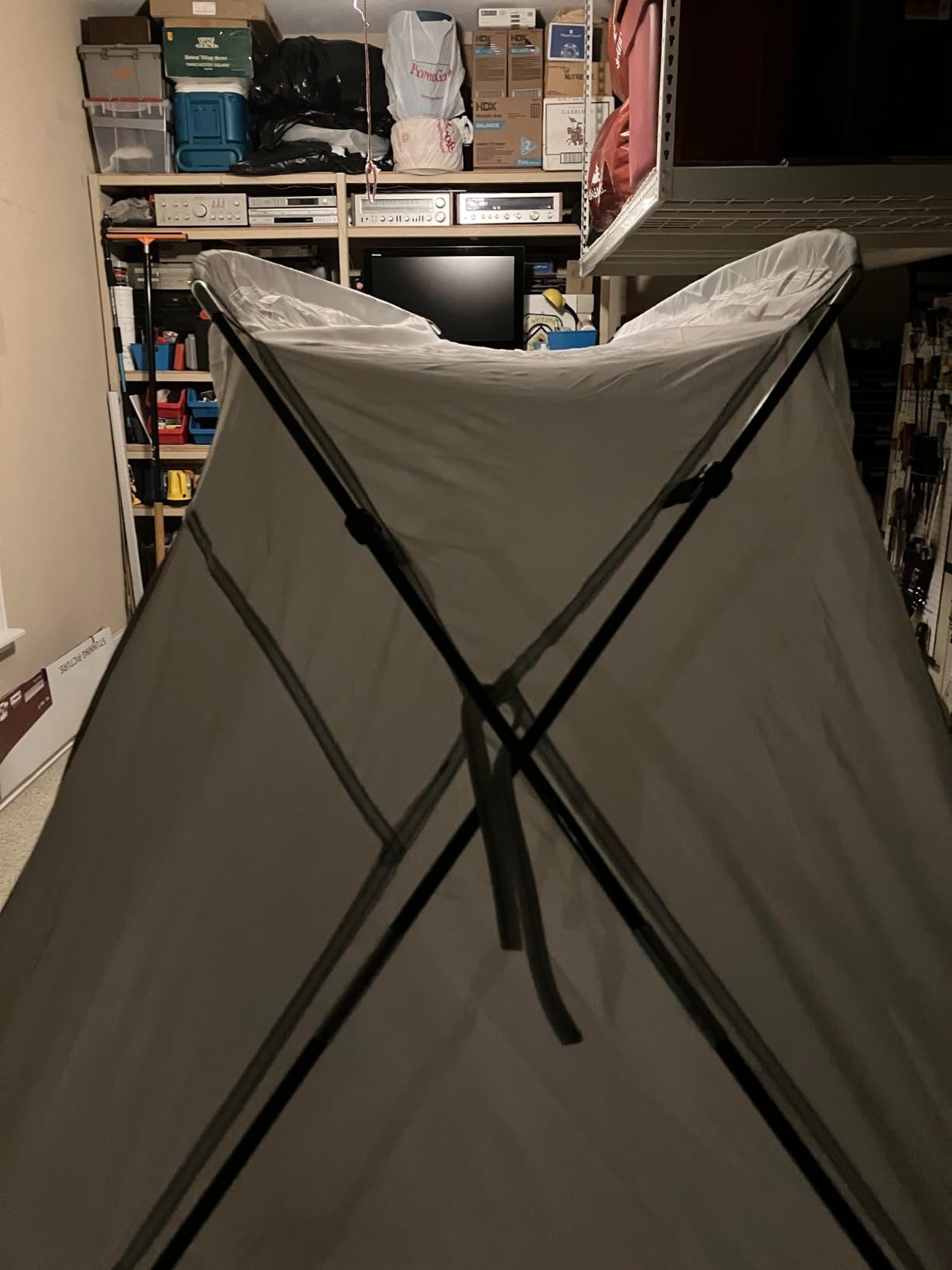 VEVOR Portable Paint Booth 10 x 7 x 6 ft Extra Large Spray Paint Tent Kit customer photo 1