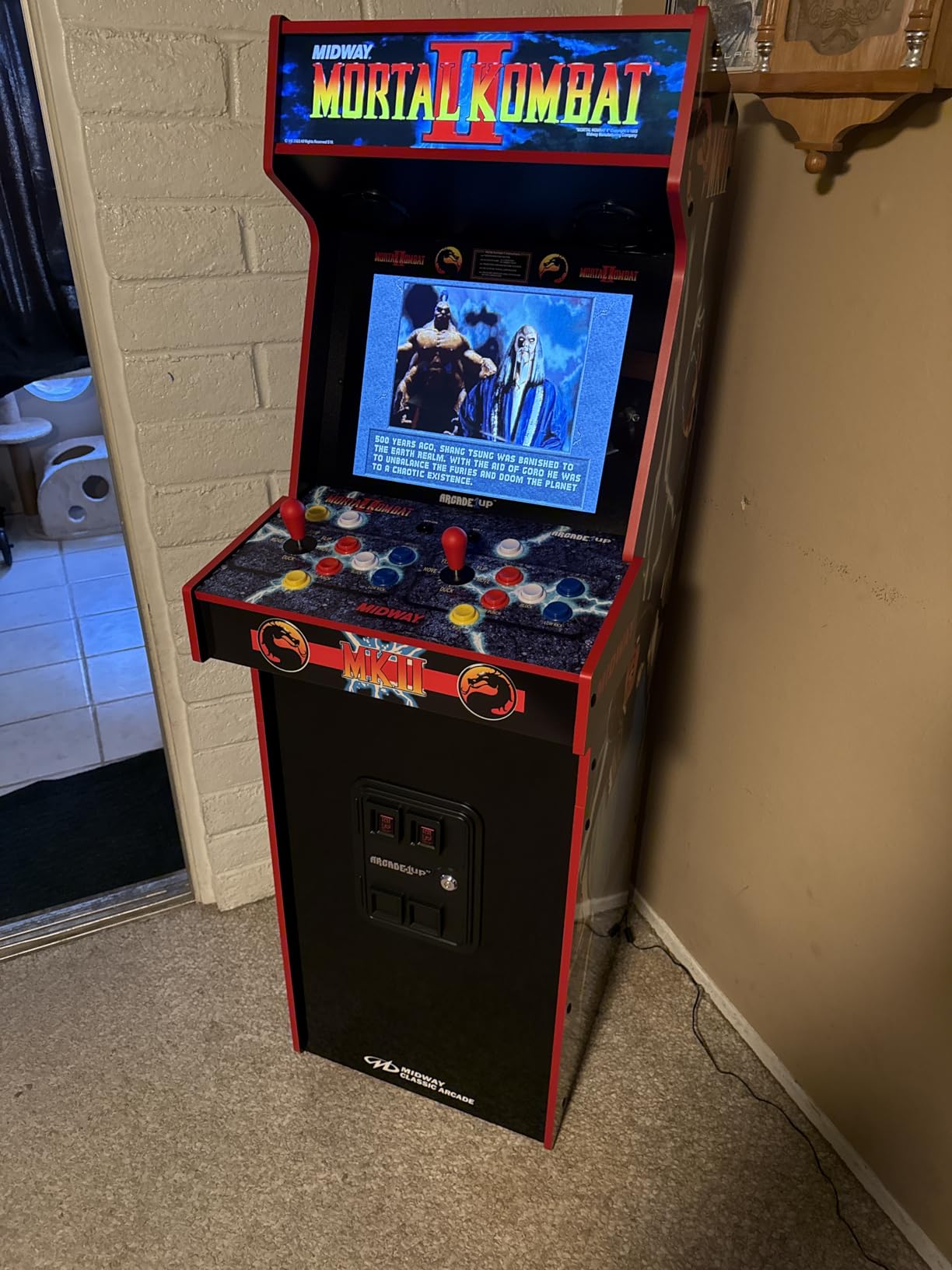 ARCADE1UP Mortal Kombat II Deluxe Arcade Machine, 14 Games customer photo 1