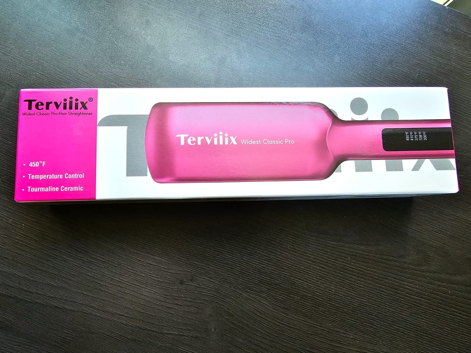 Terviiix 2 Inch Extra Wide Flat Iron Hair Straightener, Ceramic Tourmaline customer photo 2