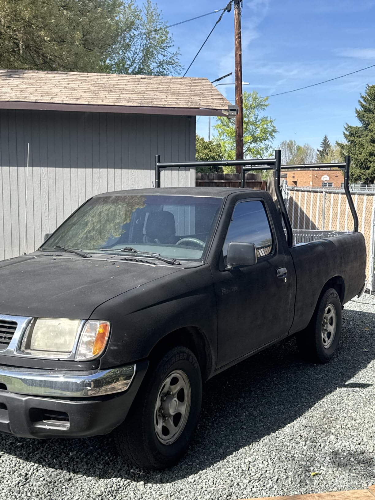 VEVOR Extendable Steel Truck Ladder Rack - 800 lbs Capacity, 46-71 inch, Non-Drilling for Kayak, Surfboard, Lumber, Ladder customer photo 2