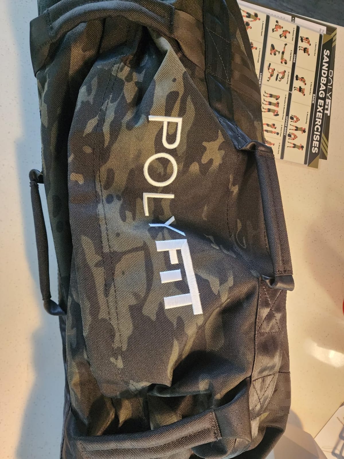 Polyfit Classic Sandbag - Workout Sandbag with 8 Gripping Handles customer photo 2