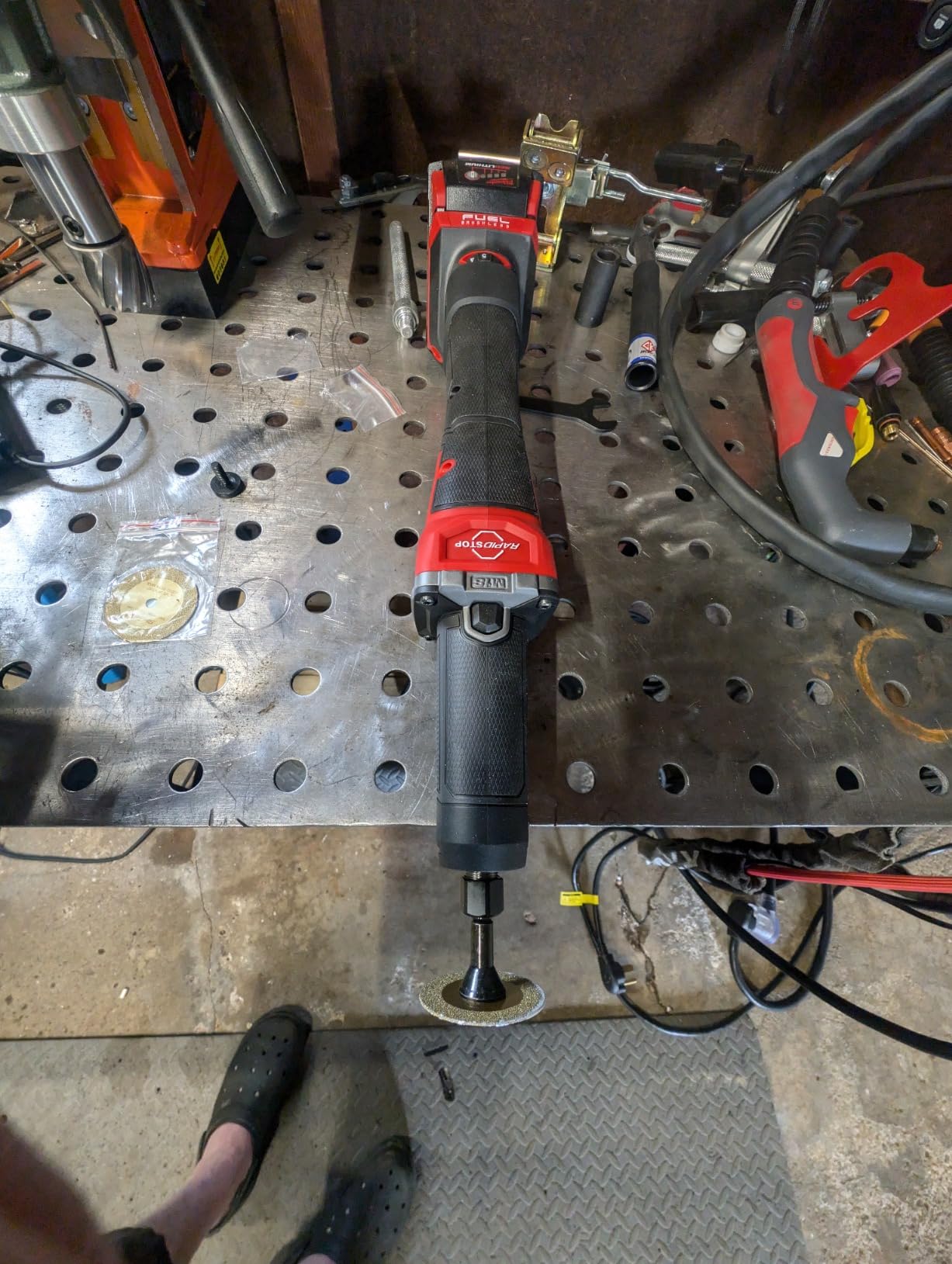 Milwaukee M18 FUEL Variable Speed, Braking Die Grinder, Paddle Switch w/ONE-KEY - No Battery, No Charger, Bare Tool Only customer photo 2