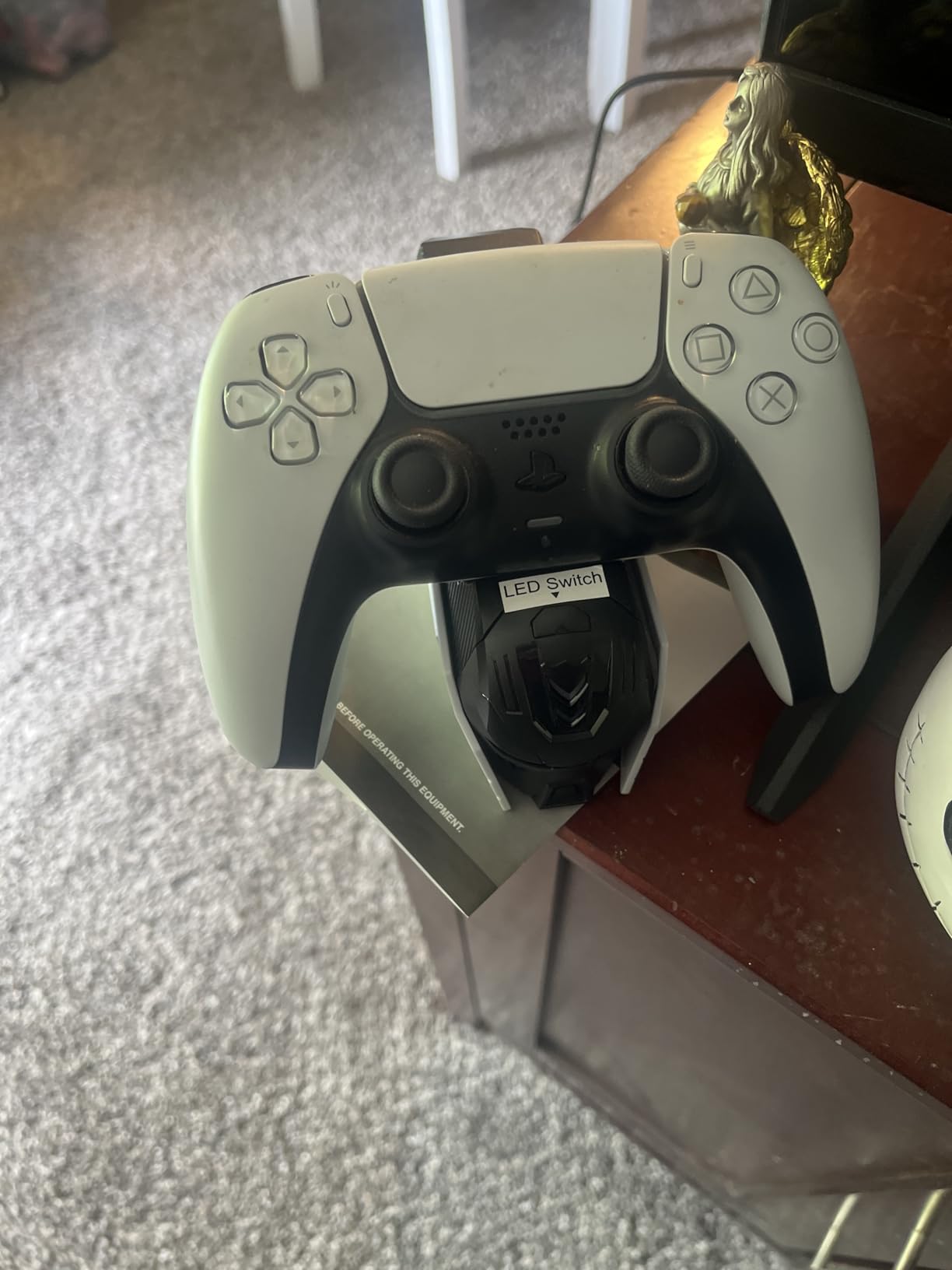PS5 Controller Charger Station for PlayStation 5 Controllers Dual Stand Charger Dock, PS5 Controller Charging Station Accessories(S customer photo 1