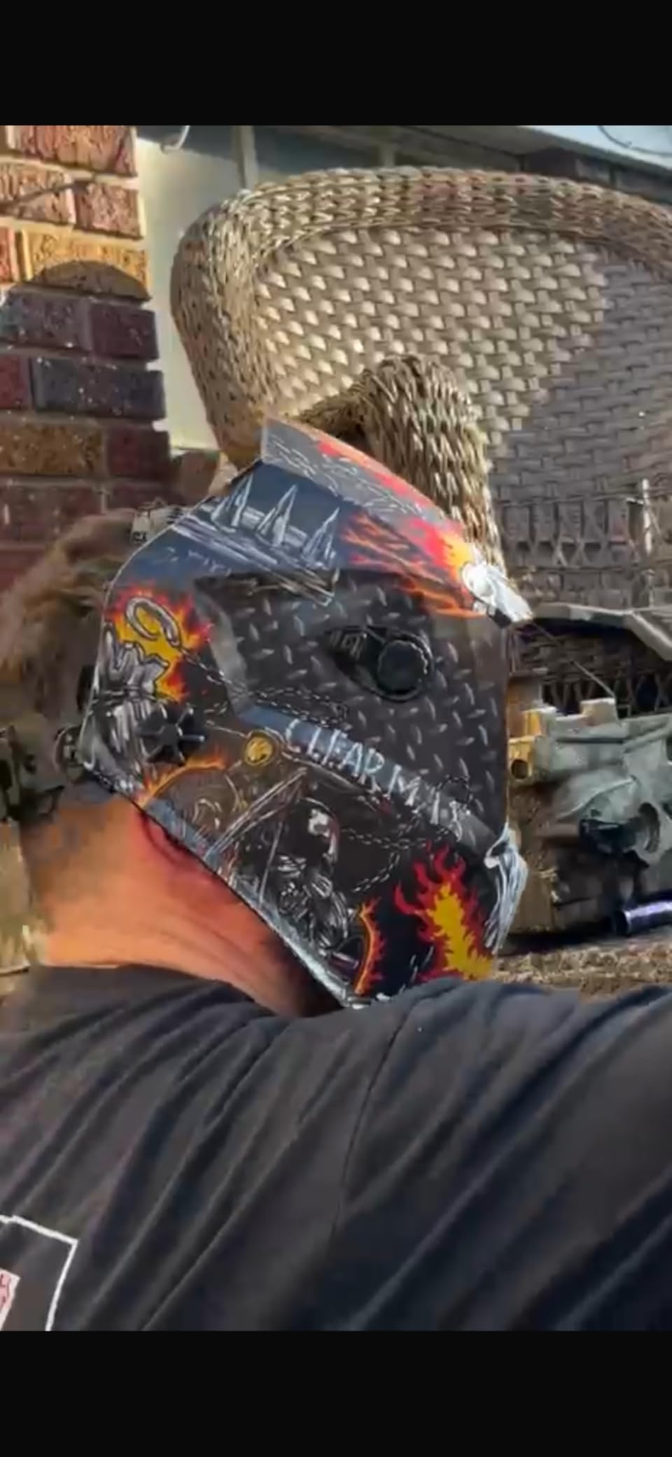 ARCCAPTAIN Welding Helmet Auto Darkening, 1/25000s Response, Shade 4/9-13 customer photo 2