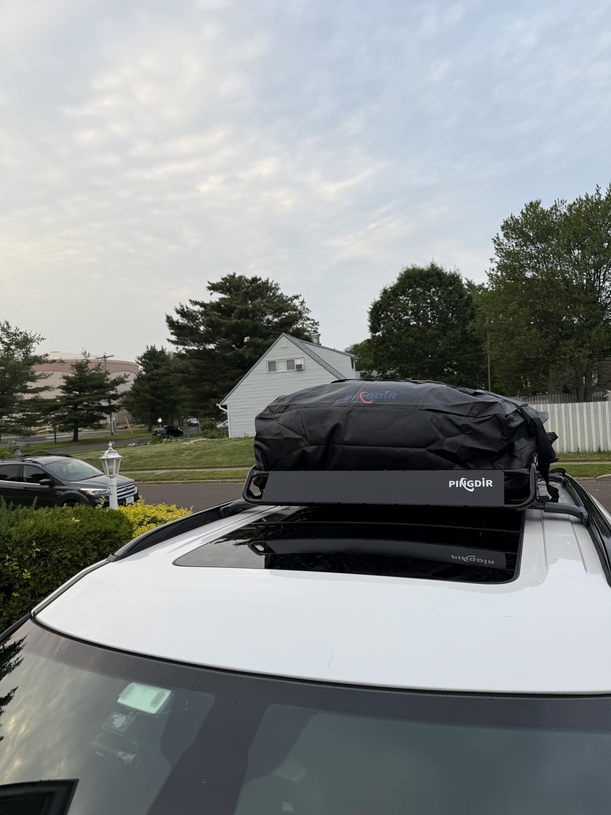 PINGDIR Folding Hitch Mount Cargo Carrier Hitch Rack Basket 60