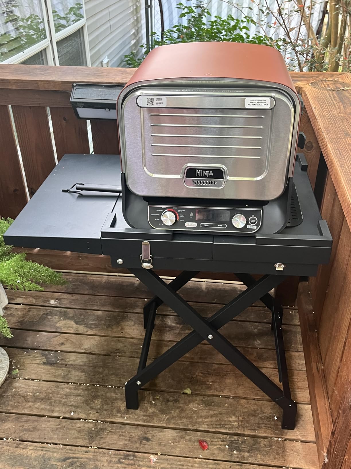 Ninja Woodfire Oven & Smoker, 8-in-1, Heats to 700°F, Terracotta Red, OO101 customer photo 1