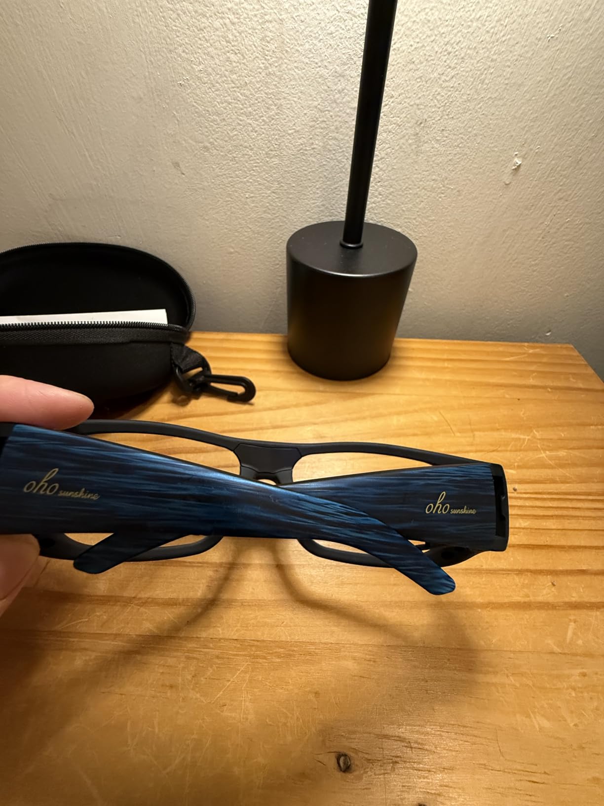 OHO Ultra‑Light Smart Glasses with Camera, 24MP 1080P Video Built‑in Memory customer photo 2