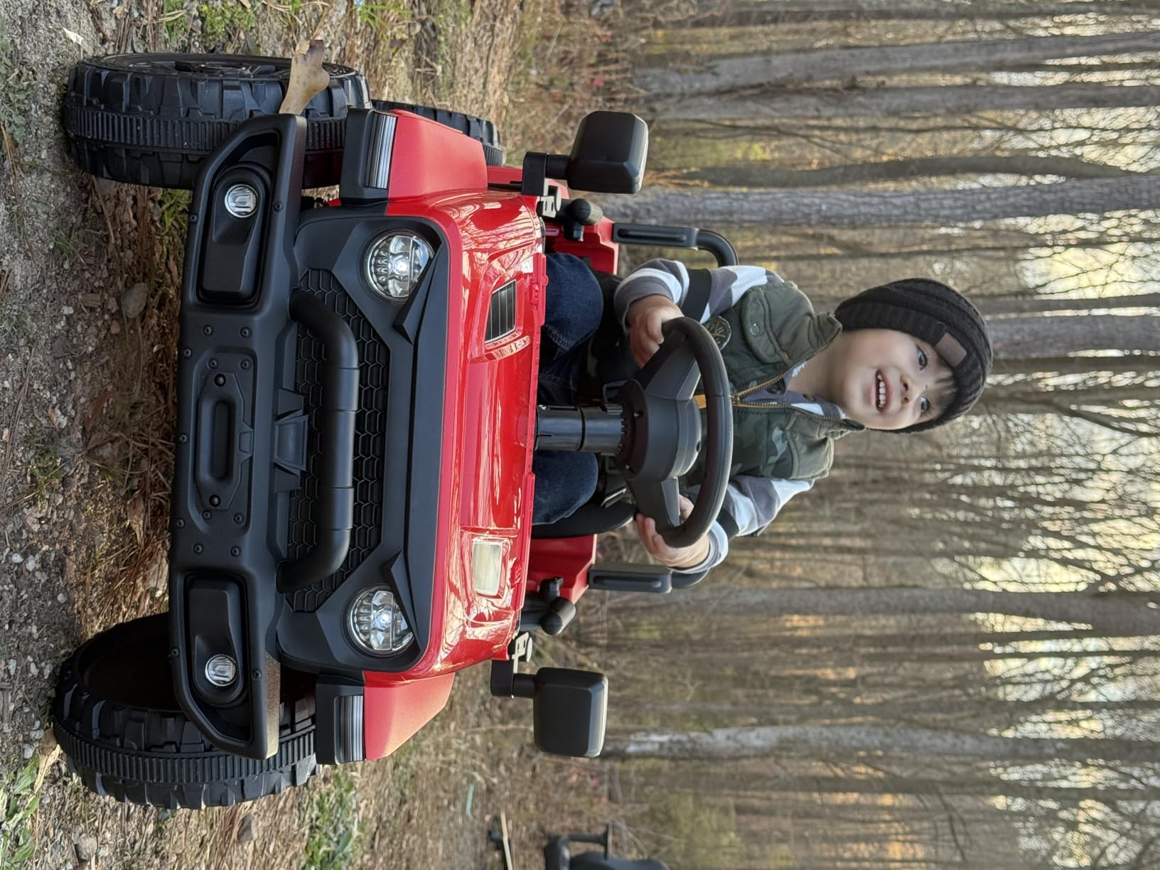 Best Choice Products 6V Kids Ride On Toy, Mini Truck, Electric Play Car w/Parent Remote Control, 4-Wheel Suspension, LED Lights, 2 Speeds, Functional Horn, 3.1MPH Max Speed - Hot Pink customer photo 1