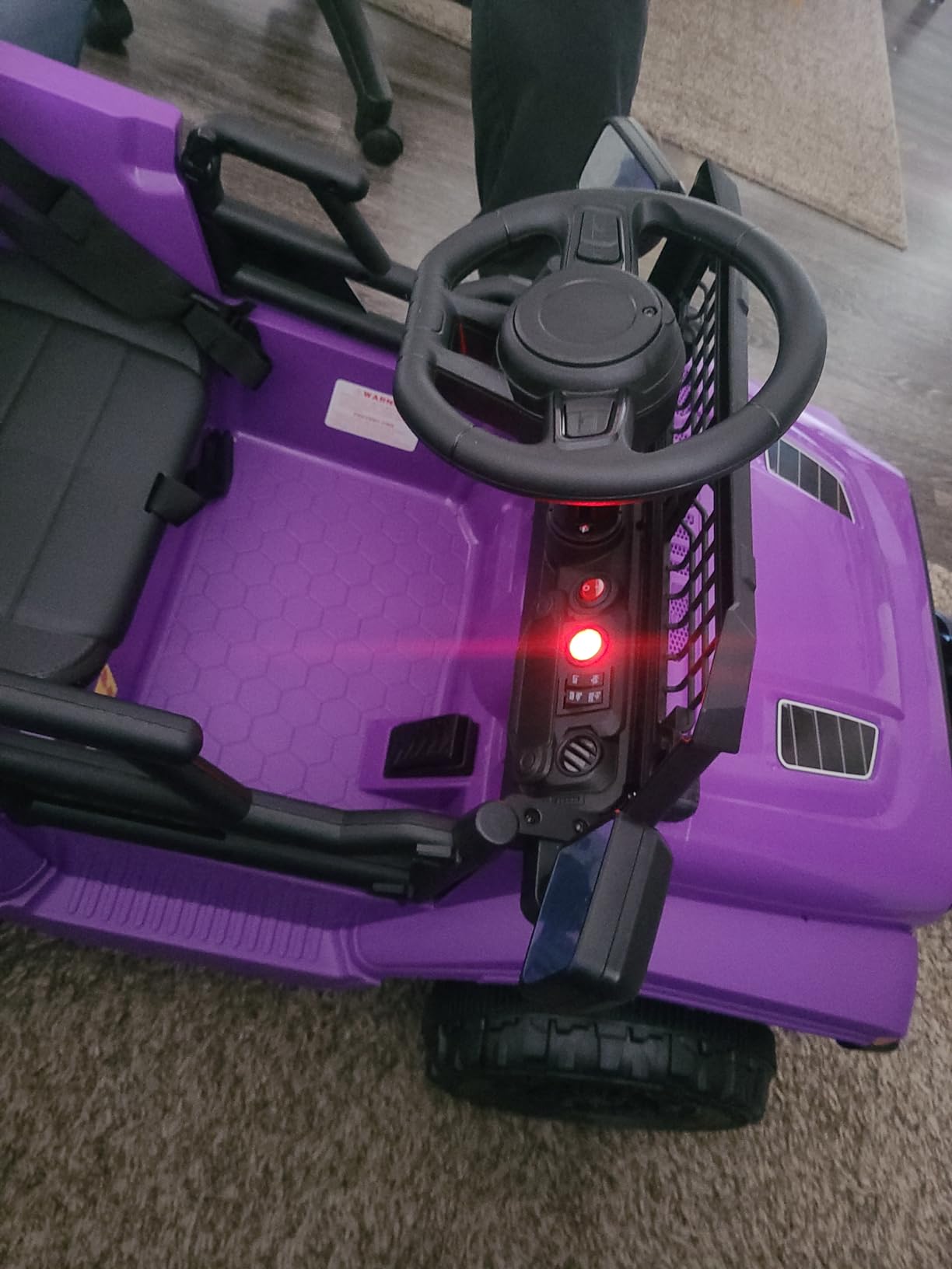 Best Choice Products 6V Kids Ride On Toy, Mini Truck, Electric Play Car w/Parent Remote Control, 4-Wheel Suspension, LED Lights, 2 Speeds, Functional Horn, 3.1MPH Max Speed - Hot Pink customer photo 2