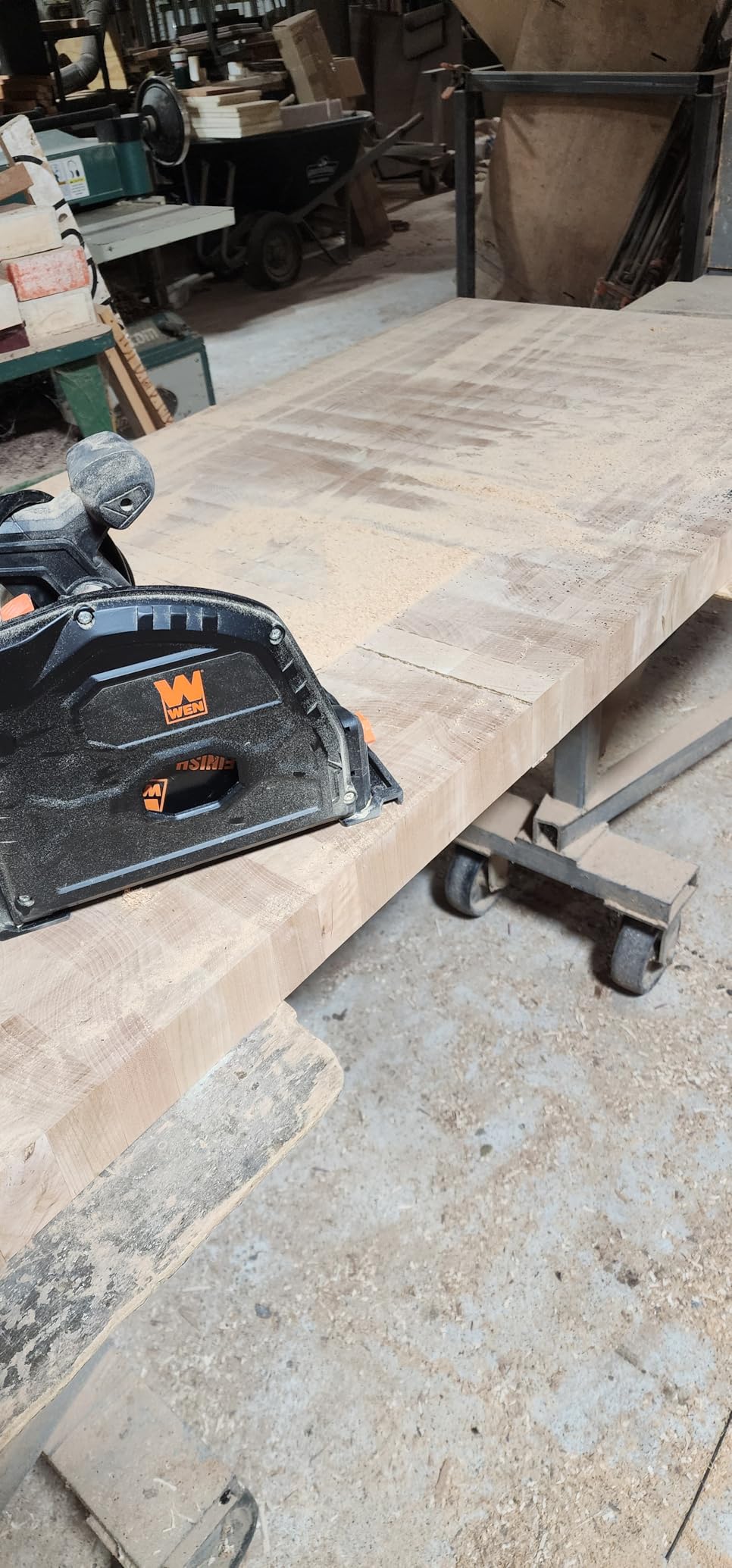 WEN 7.25-Inch Track Saw, Variable Speed (CT1274), Corded Electric customer photo 1