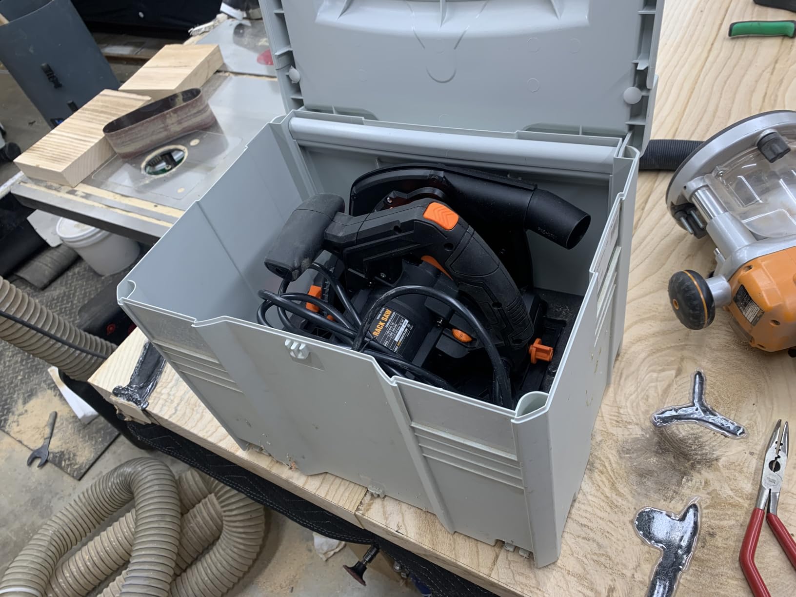 WEN 7.25-Inch Track Saw, Variable Speed (CT1274), Corded Electric customer photo 2