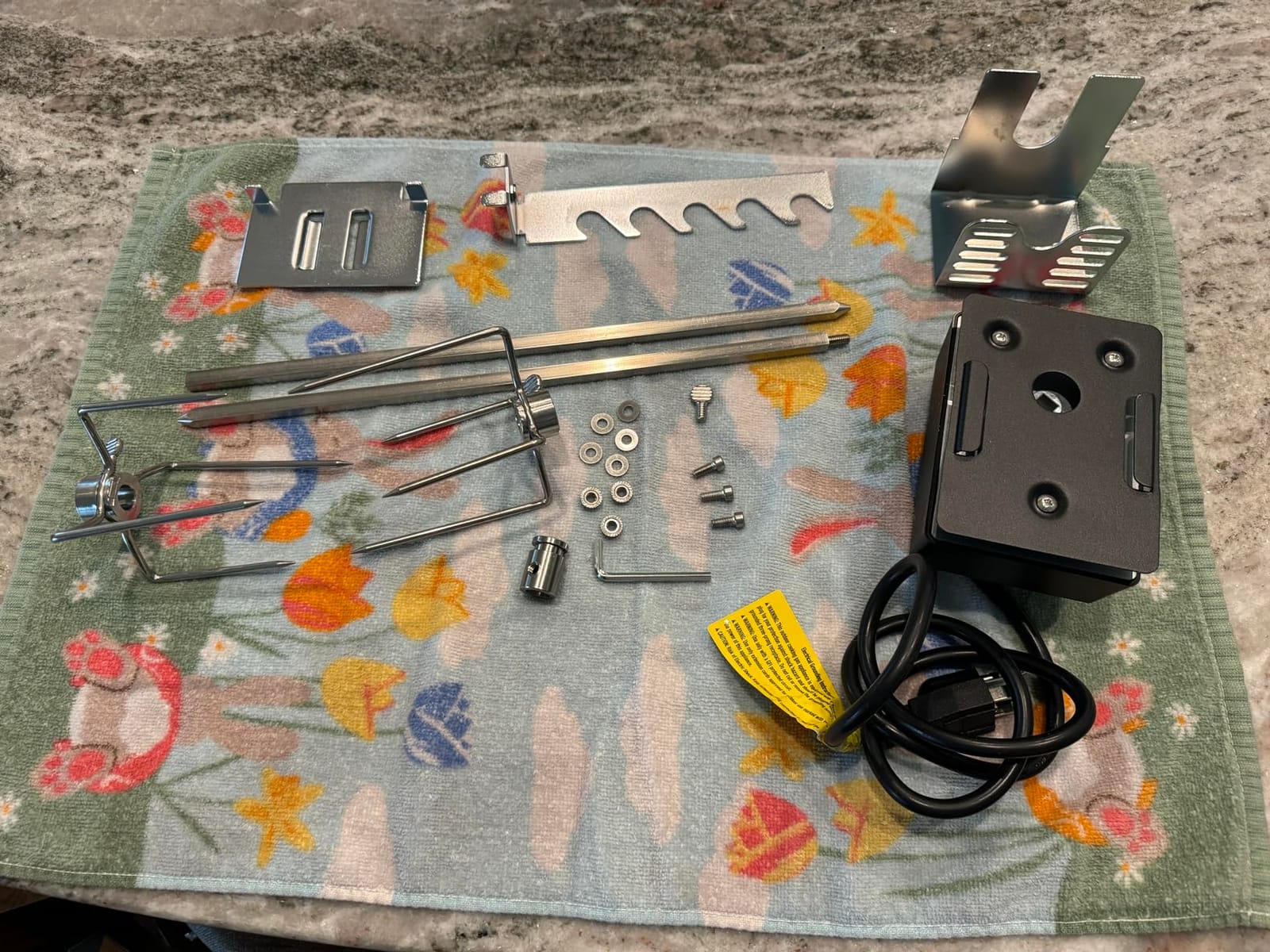 Universal Rotisserie Grill Kit for Most 2–6 Burner Grills,w/120V 4W Motor customer photo 1