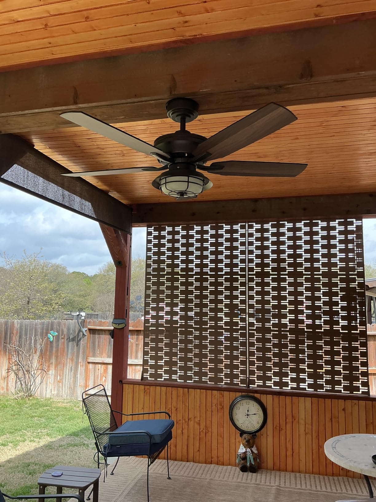 NORFOLK 52 Inch Outdoor Waterproof Ceiling Fan with Light customer photo 2