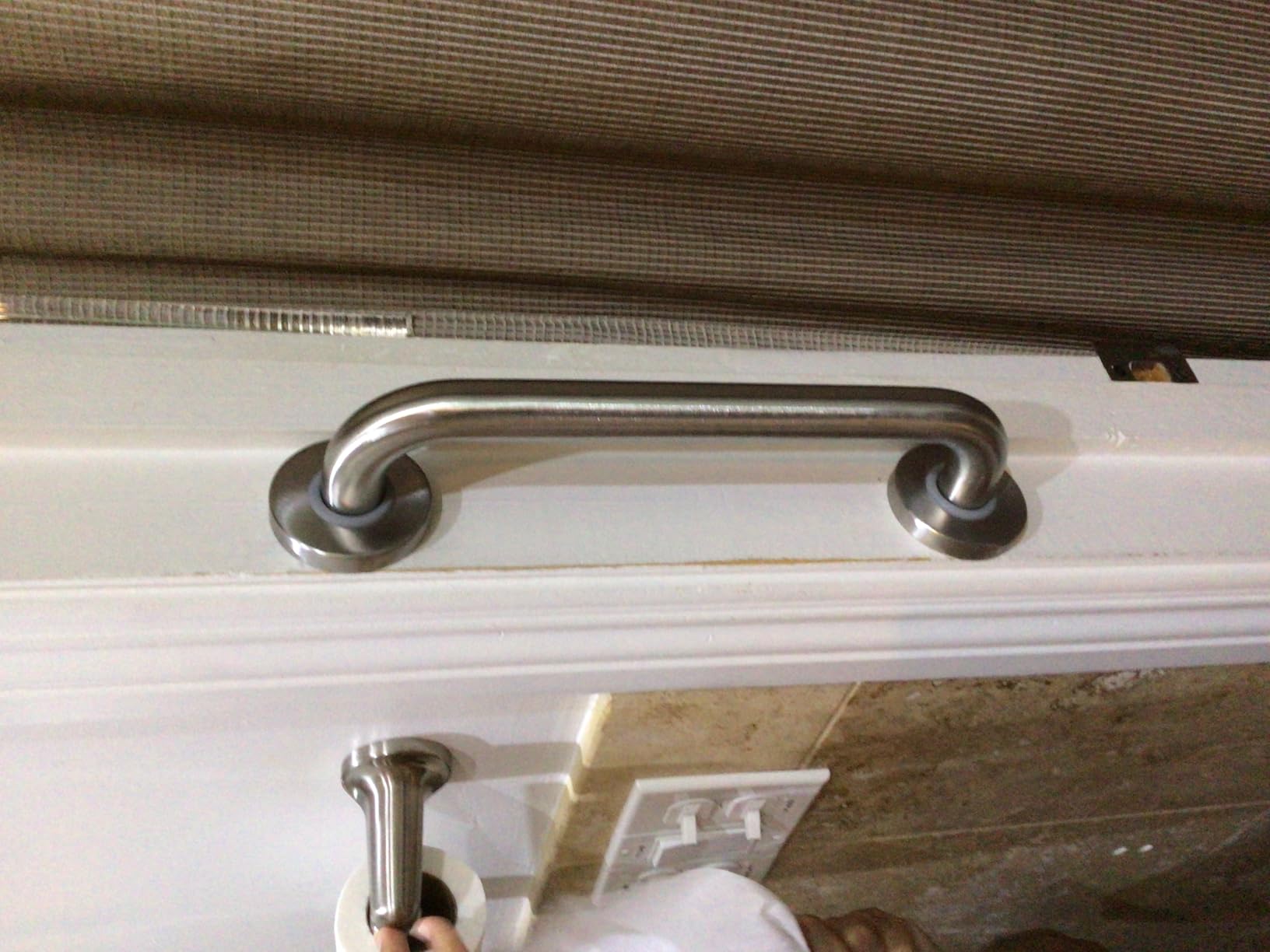 AmazerBath Grab Bars for Shower, Handicap Grab Bars for Wall Anti Slip, Shower Grab Bars for Senior Stainless Steel, Shower Bars for Elderly, 500 lb Capacity, 12
