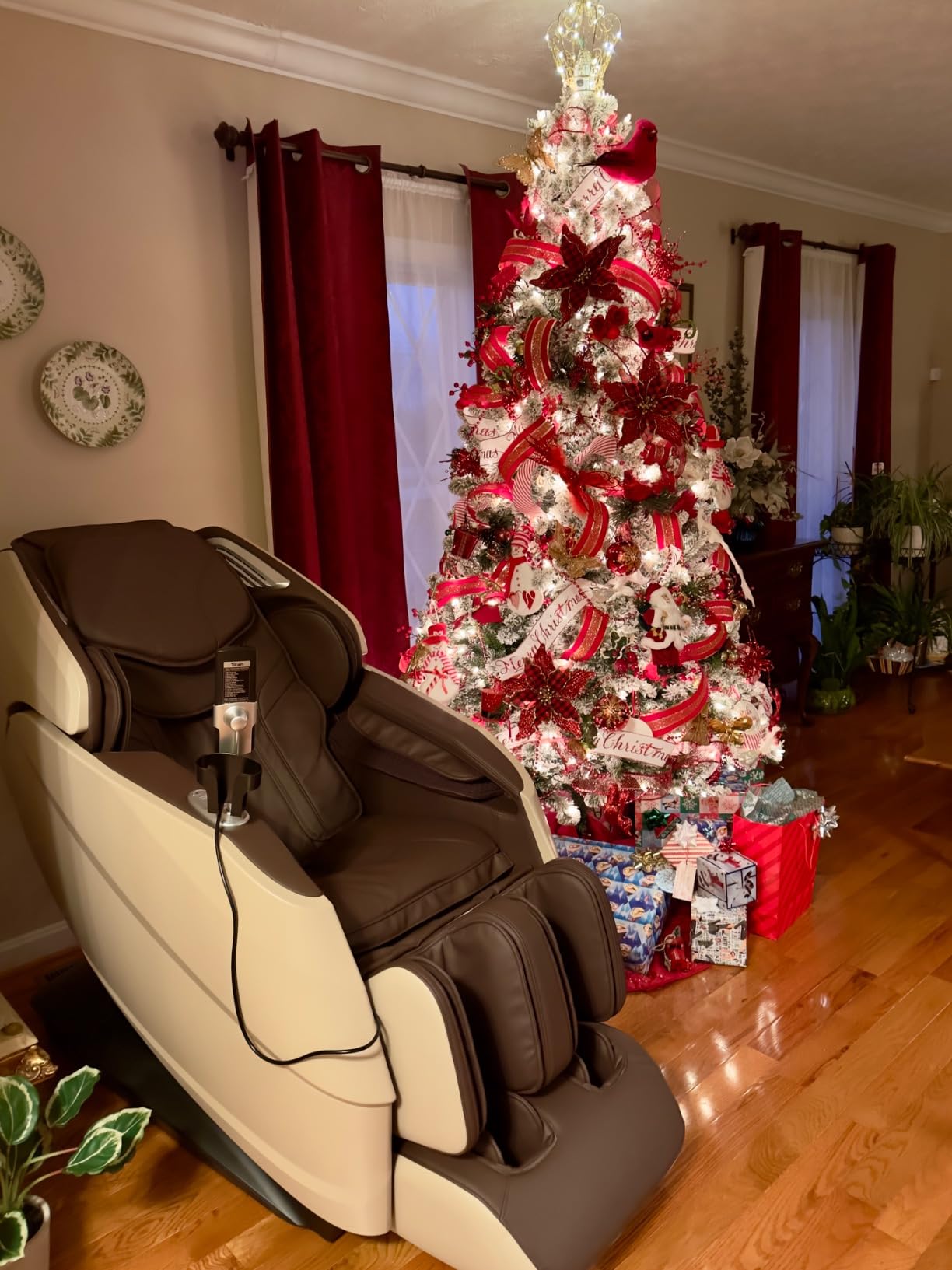 Titan Rejūv 4D l Full Body Massage Chair l Shiatsu Recliner l SL Track l Health Detection l Full Body Stretching l Heating Therapy l 3 Stage Zero Gravity l Bluetooth Speaker (Brown) | For Back, Neck & Tired Legs, Hands-Free Voice Control, Senior-Friendly Easy Use, Fits Tight Spaces, Heated, Foot Reflexology customer photo 1