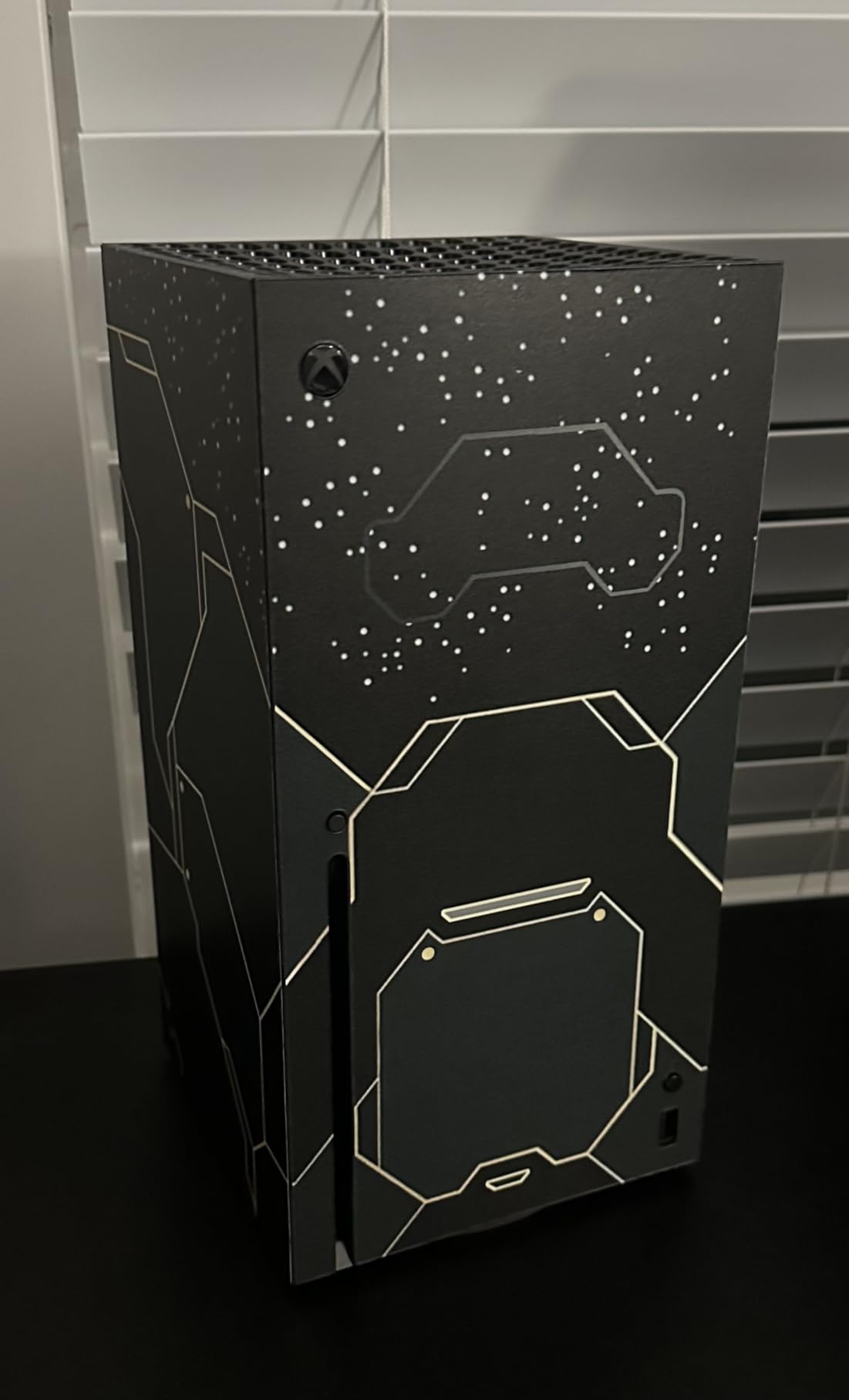 Skin for Console Vinyl Decal Compatible with Xbox Series X (Dark Grey) customer photo 1