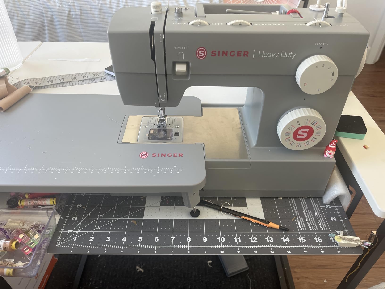 SINGER® 6380 Heavy Duty Sewing Machine with Extension Table, Accessory Kit customer photo 2