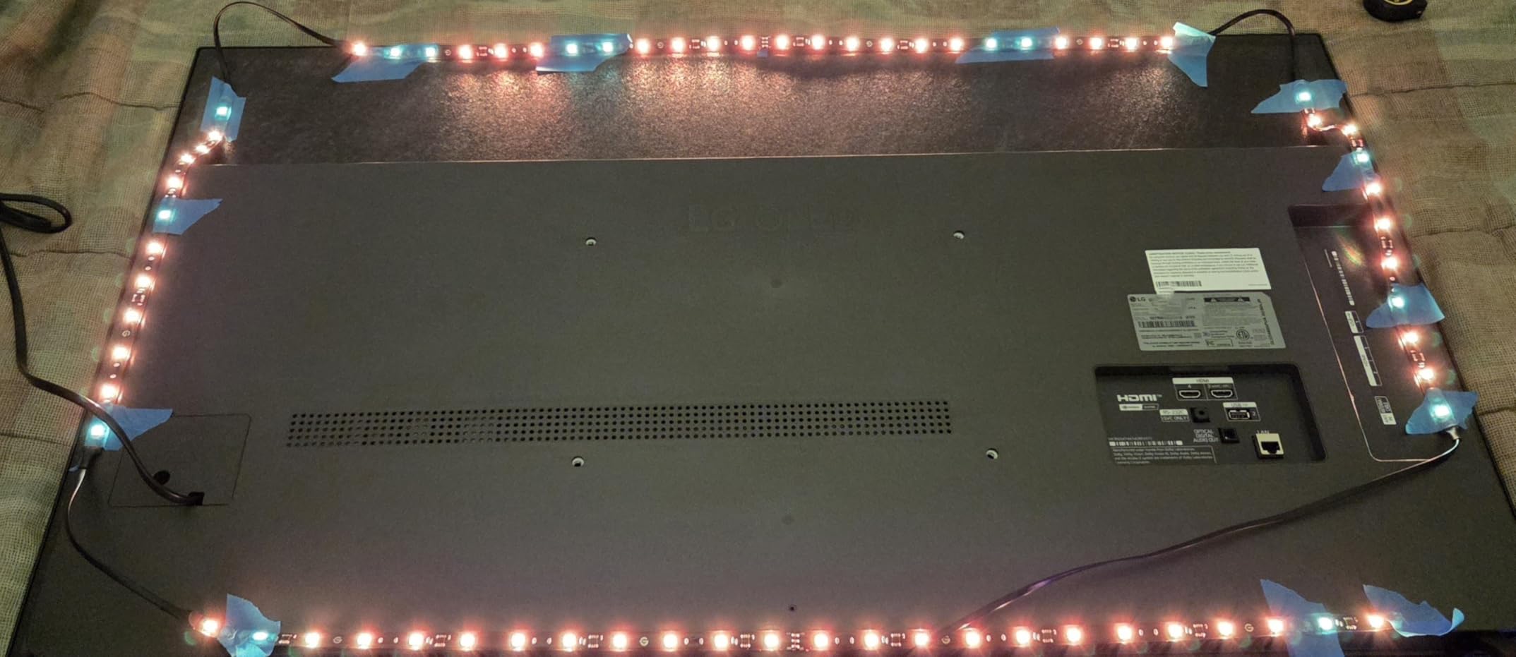 Govee TV Backlight 3 Lite, 11.8ft LED Strip Lights Sync with 55-65 Inch TVs with RGBICW Screen Sync customer photo 2