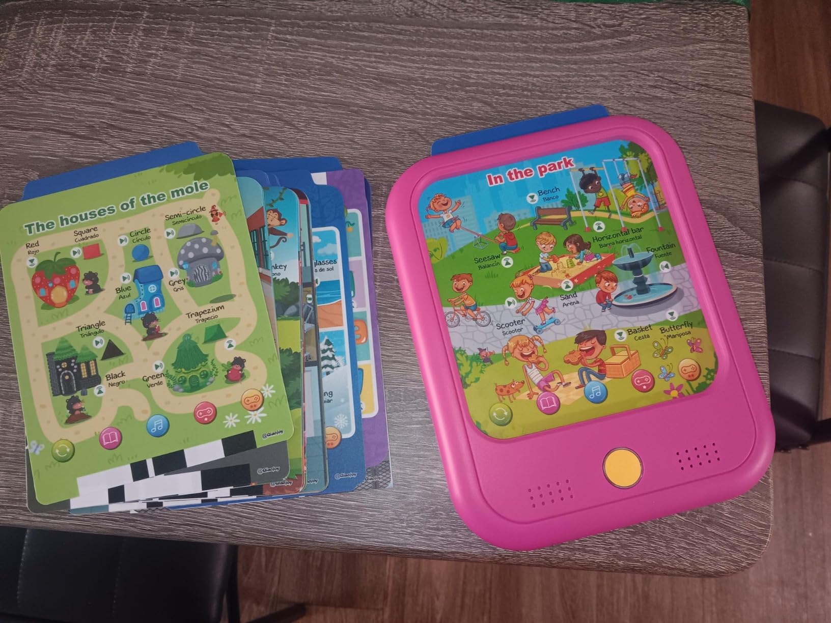 Qiaojoy Kids Learning Tablet Educational Learning Pad for Toddlers 2-5 customer photo 2