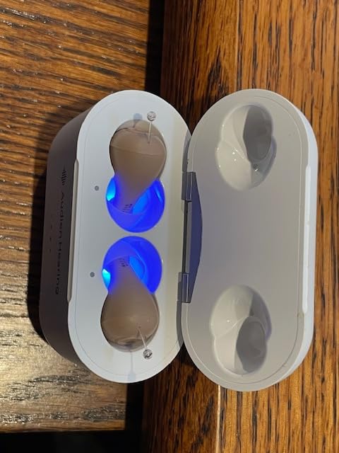 Audien Atom Pro 2 OTC Hearing Aids for Seniors & Adults, Wireless, Rechargeable, Nearly Invisible, Premium Comfort Design, UV Sanitizing Technology, Sound Check Included customer photo 2