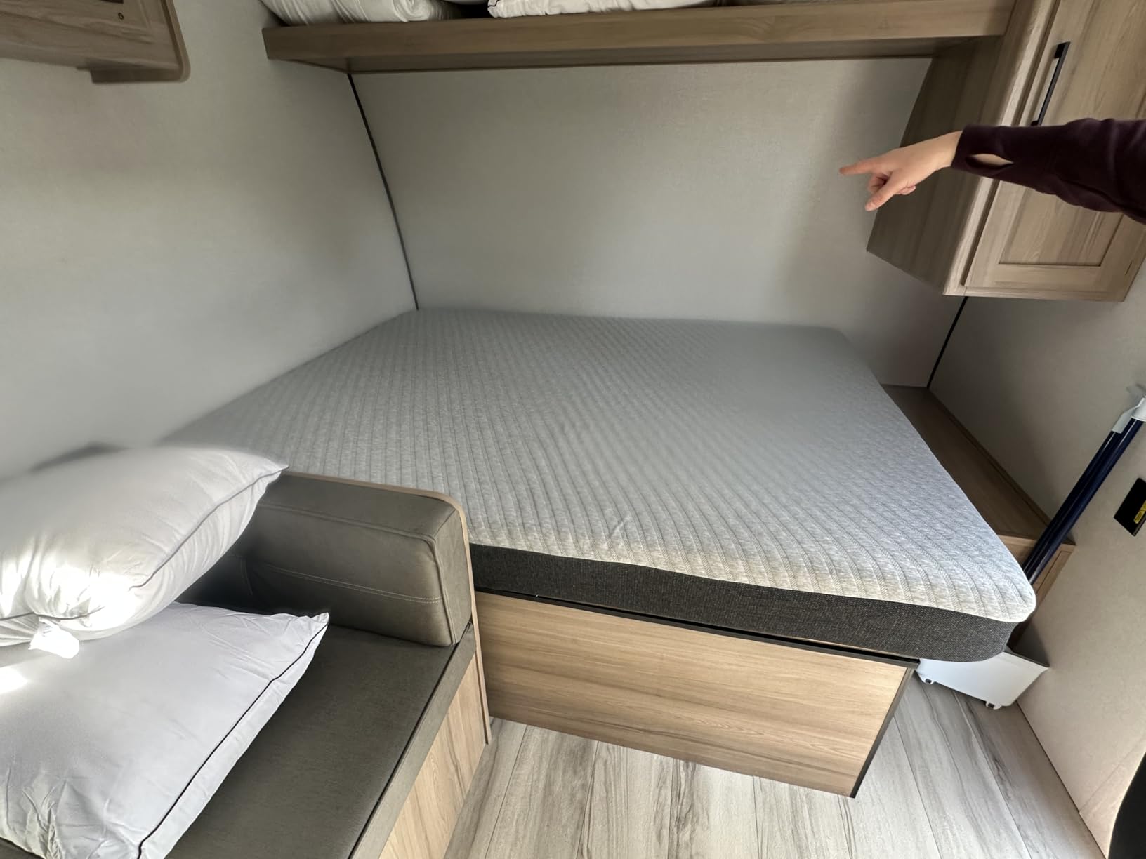 Celestial Sleep 10 Inch RV Short Queen Mattress, Made in The USA, CertiPUR-US®, Oeko-Tex®, and Fiberglass-Free™ Certified Cooling Memory Foam Camper Bed - Medium customer photo 2