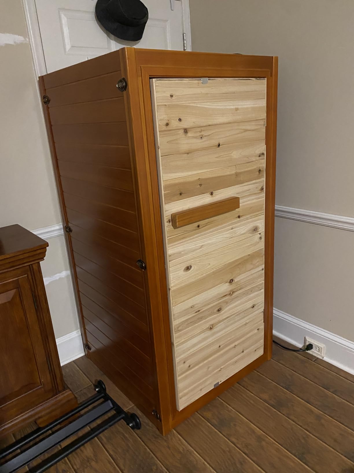 OUTEXER Far Infrared Sauna Home Sauna Spa Room Low-EMF Wood 1200W 120V customer photo 2