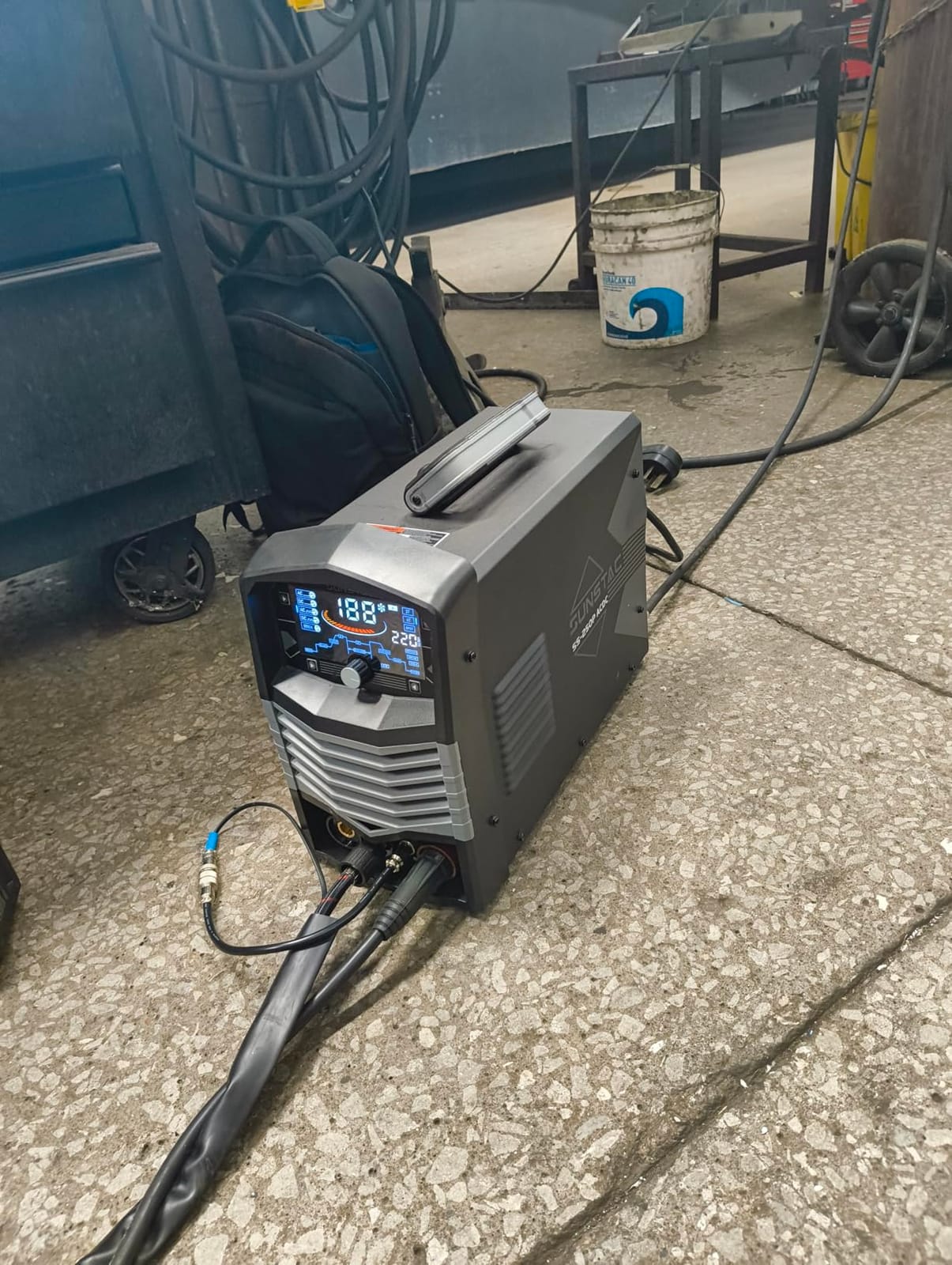 Sunstac 250A Aluminum TIG Welder with Pulse, 110V/220V Dual Voltage | DC TIG/AC TIG/Pulse TIG/SPOT TIG/Stick 5 in 1 welder, LCD parameter display, optional foot-pedal control customer photo 1