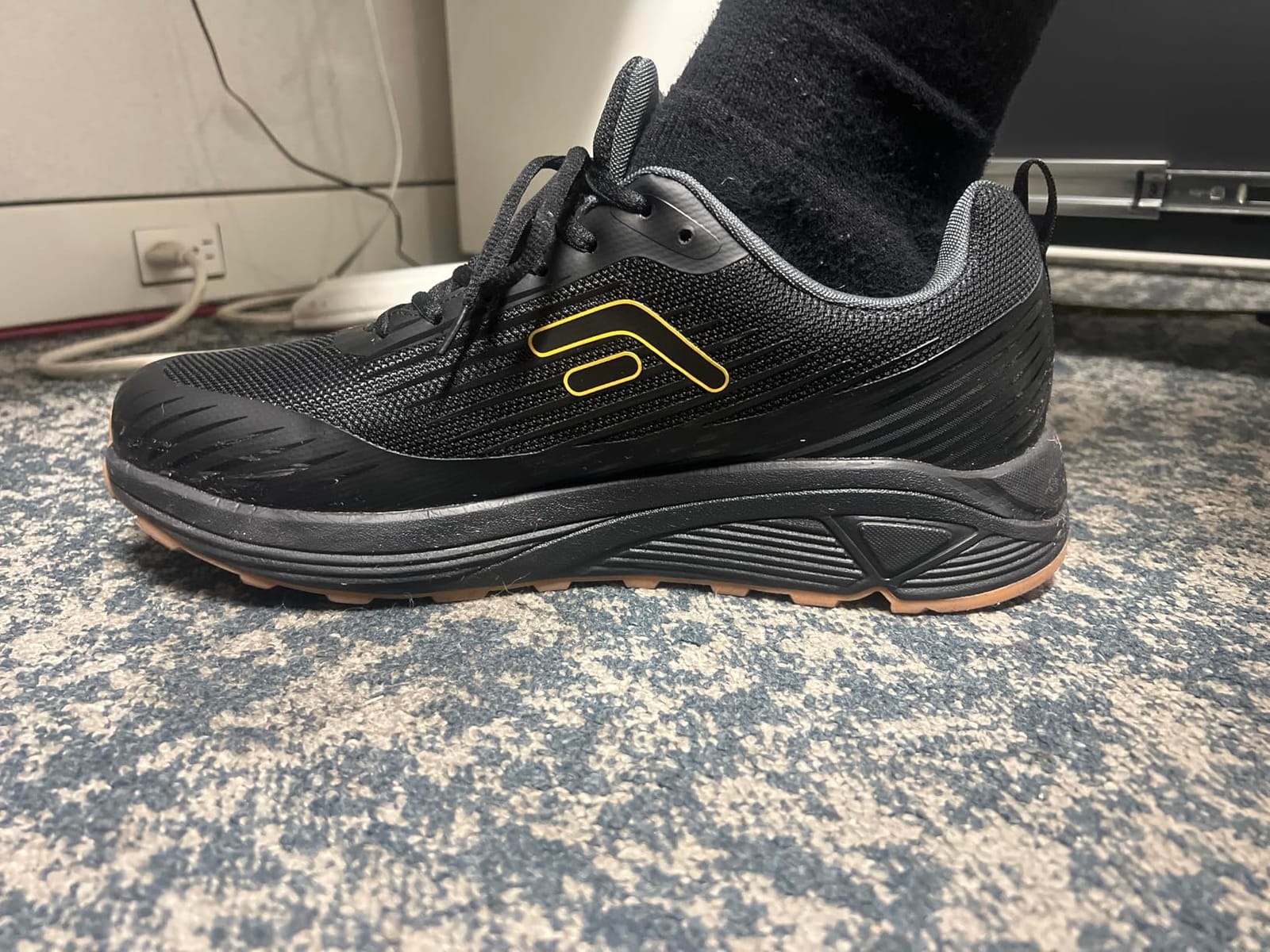FitVille Men Trail Running Shoes Extra Wide Shoes for Men, Mountain Trail Runner Sneakers, Cushion Walking, Jogging, Plantar Fasciitis customer photo 1