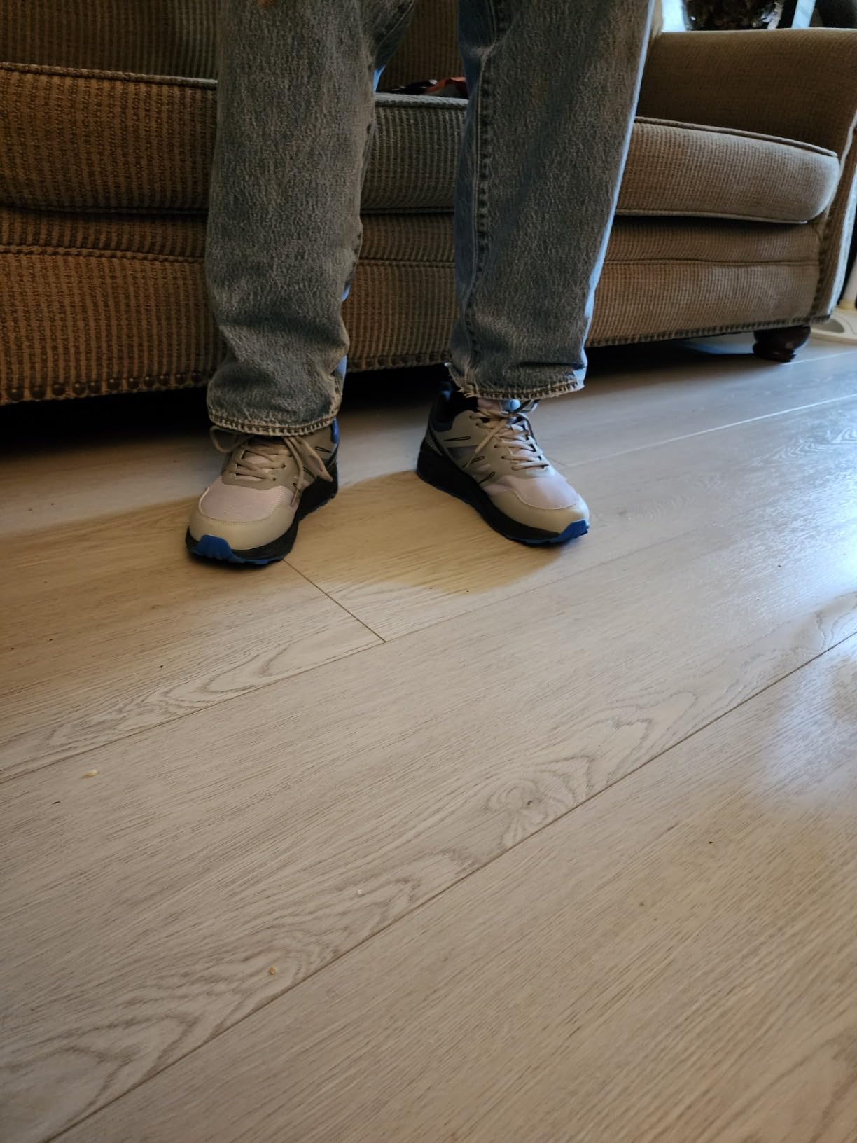 FitVille Mens Extra Wide Trail Running Shoes Lightweight Cushioned Sneakers customer photo 1