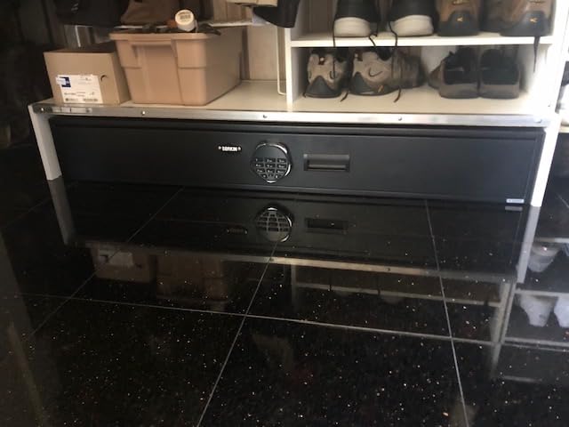 Heavy-duty Under Bed Safe, Rapid Gun Storage Safe Drawer safe for AR Rifle Ammo Pistol Accessories for Home and Vehicle customer photo 2