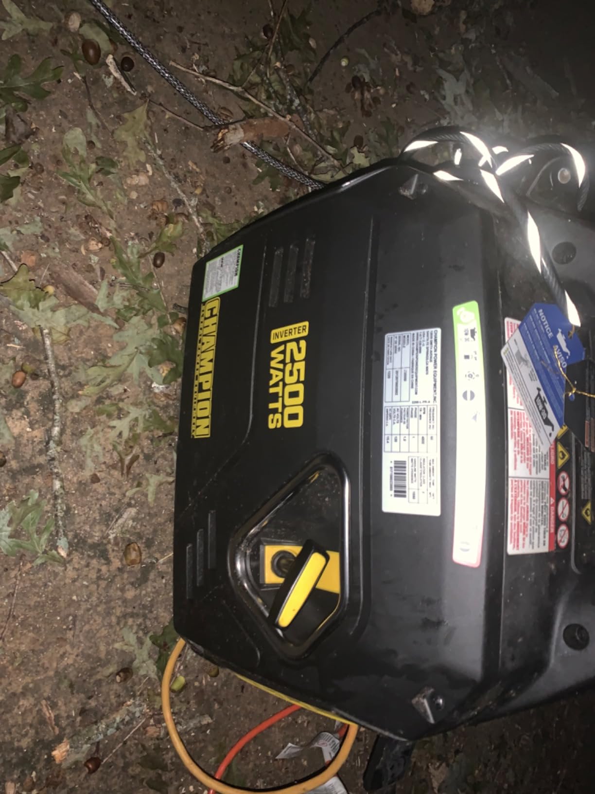 Champion Power Equipment 2500-Watt Ultralight Portable Inverter Generator with Quiet Technology and Free 3-Year Warranty customer photo 2