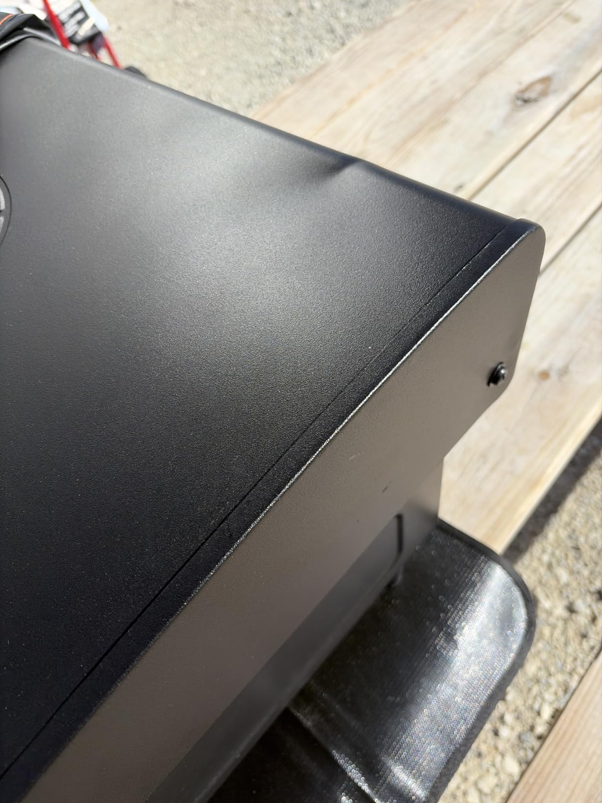 Blackstone 2205 Original 22” Omnivore Tabletop Griddle with Hood, Powder Coated Steel, Black customer photo 2