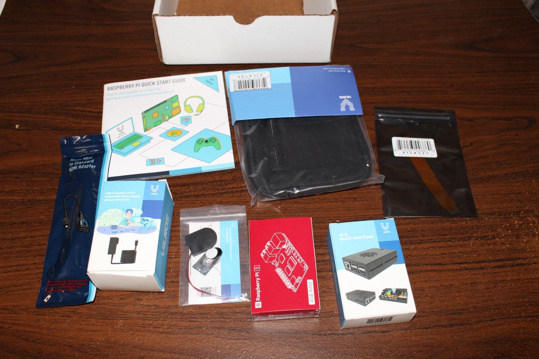 Vilros Raspberry Pi 5-4GB Starter Kit - Turbo Cooled Edition - 32GB Memory (Aluminum Black) customer photo 2