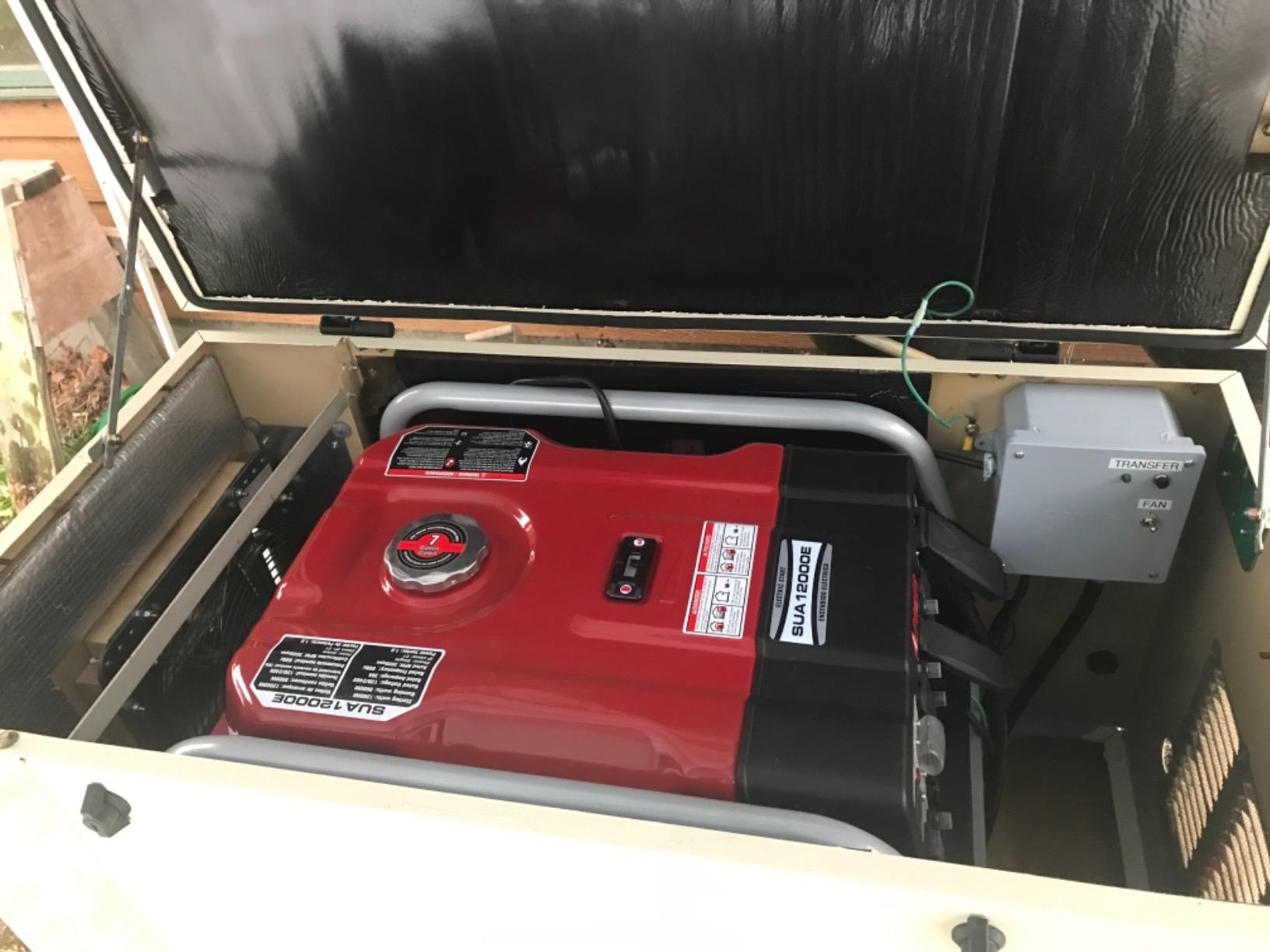 A-iPower 5000-Watt Portable Generator Gas Powered, CO Sensor Shutdown, Heavy Duty Generators with 223cc OHV Engine for Jobsite, RV, Home Backup, Emergency (GXS5000) customer photo 2