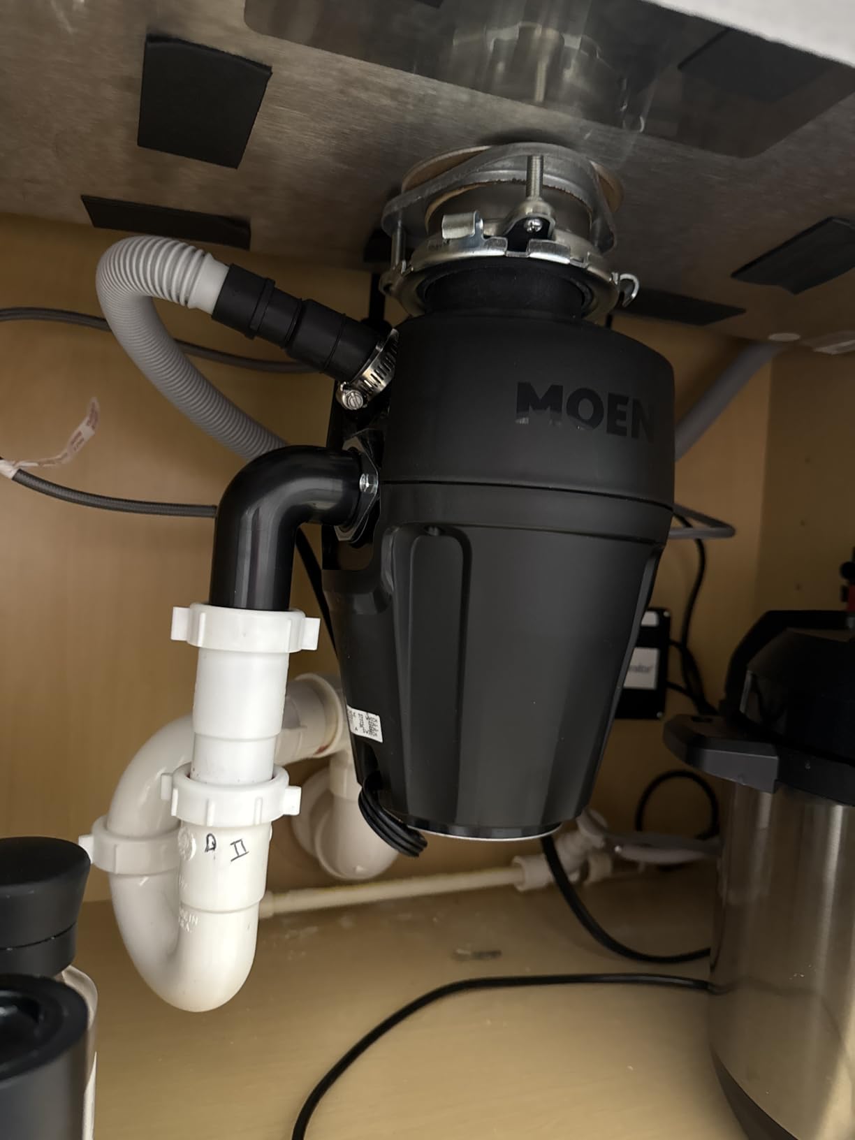 Moen Chef Series 1 HP Continuous Feed Garbage Disposal, Power Cord Included, EX100C customer photo 1