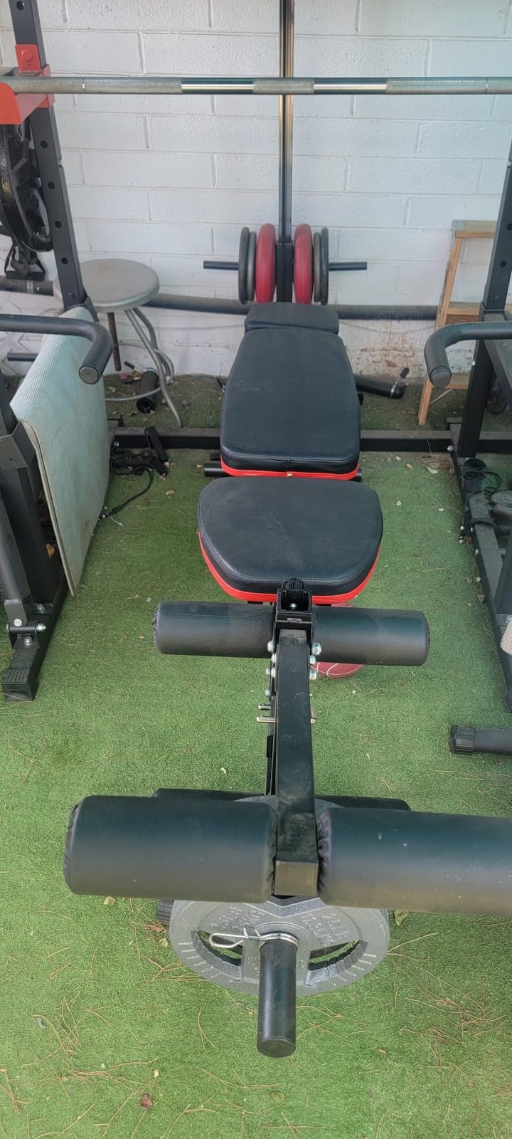 XDDIAS Workout Bench, Adjustable Weight Bench with Leg Extension and Leg Curl, Extended Headrest, 900LBS Preacher Curl Bench Incline Decline Flat Workout Bench for Home Gym Full Body Exercise customer photo 2