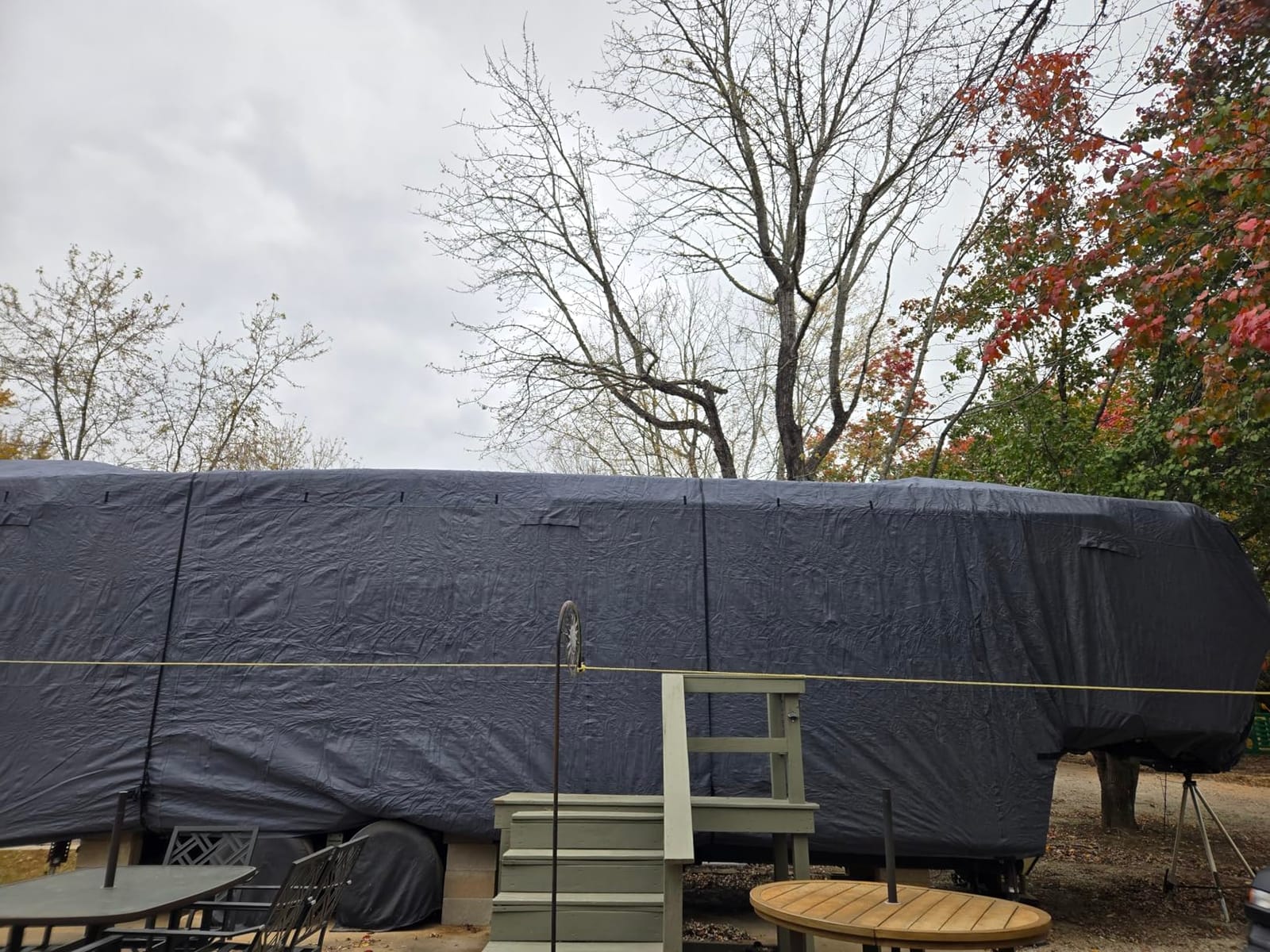 Fonzier 9 Layers Heavy Duty Class A RV Cover & 4 Tire Covers, 31-34FT customer photo 1
