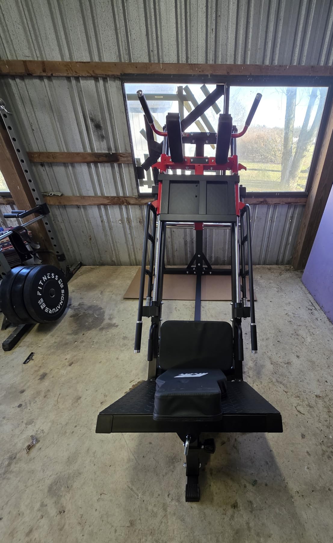 RitFit Leg Press Hack Squat Machine with Linear Bearing, 1200LB Capacity customer photo 1