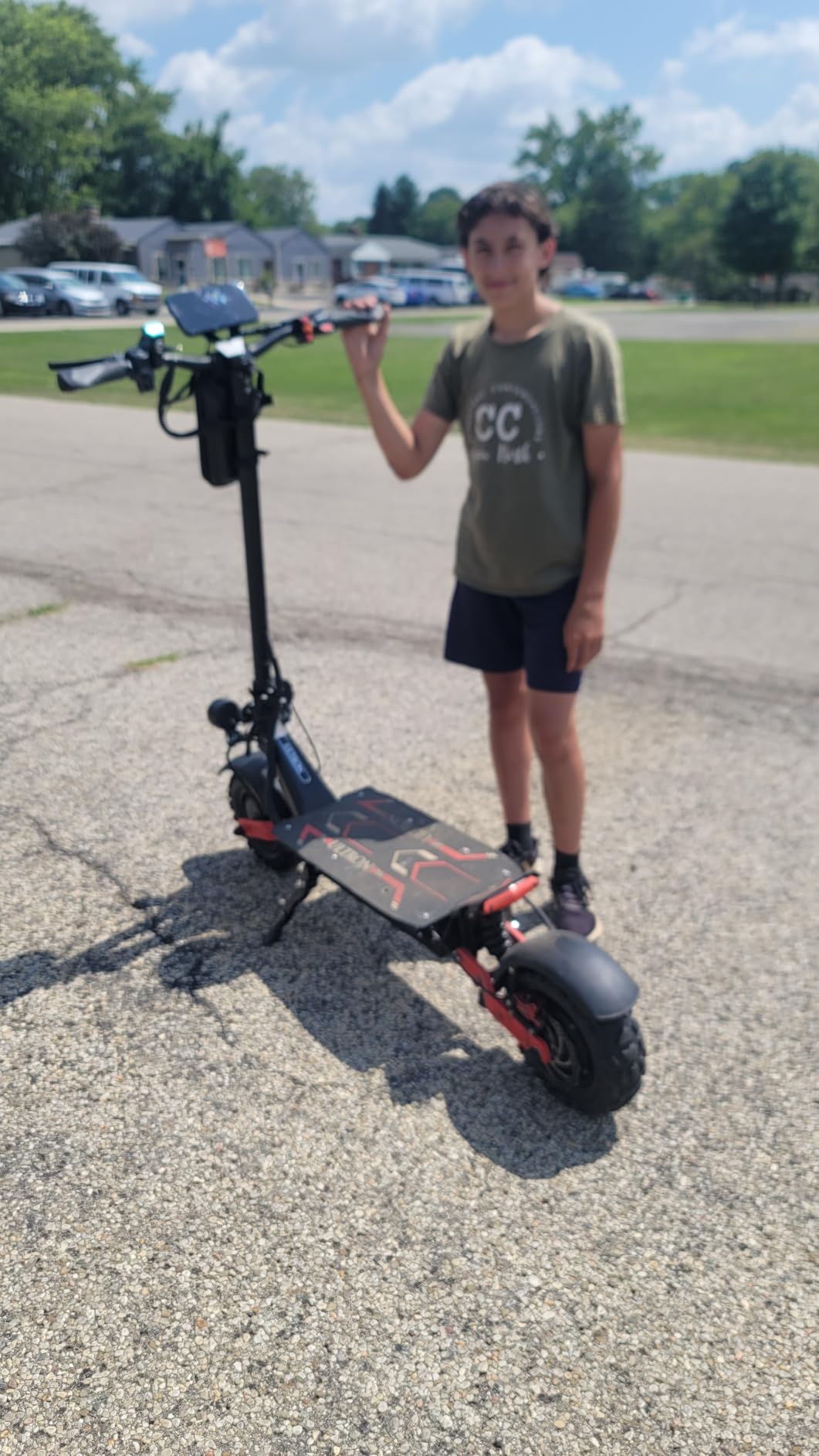 Electric Scooter Fast with Seat for Adults, 52 mph and 50 Miles Range customer photo 1