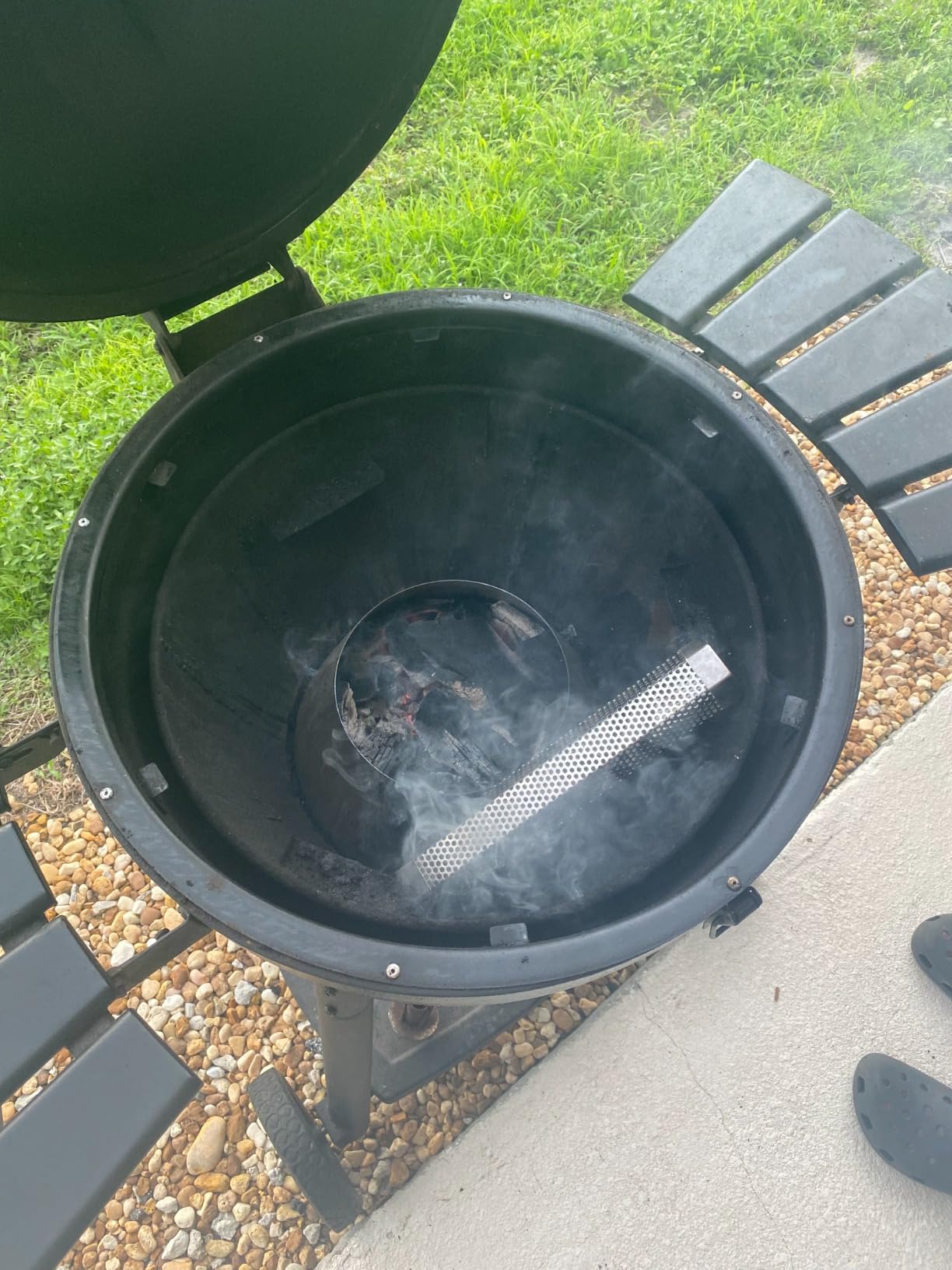 SHIKORI Smoker Tube, Stainless Steel Pellet Smoker Tube for Cold Smoker,5 Hours of Billowing Smoke-for Any Grill or Smoker,with Cleaning Brush-12 inch customer photo 2
