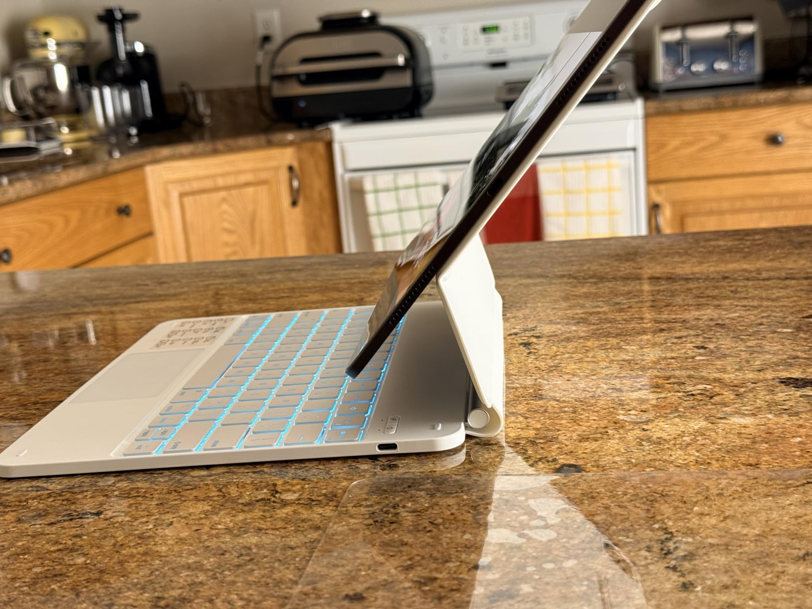 Apple iPad Pro 13-Inch (M4): Built for Apple Intelligence, Ultra Retina XDR Display, 512GB, 12MP Front/Back Camera, LiDAR Scanner, Wi-Fi 6E, Face ID, All-Day Battery Life - Space Black customer photo 2