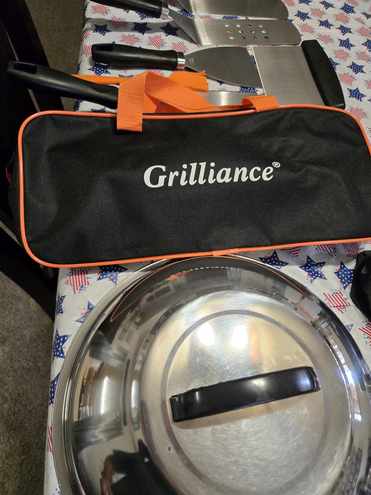 Grilliance 27pcs Griddle Accessories Kit for Blackstone, Professional Hibachi Flat Top Grill Tools, Enlarged Spatula Gift Set with Basting Cover,Burger Press Patty Maker for Outdoor BBQ Teppanyaki customer photo 2