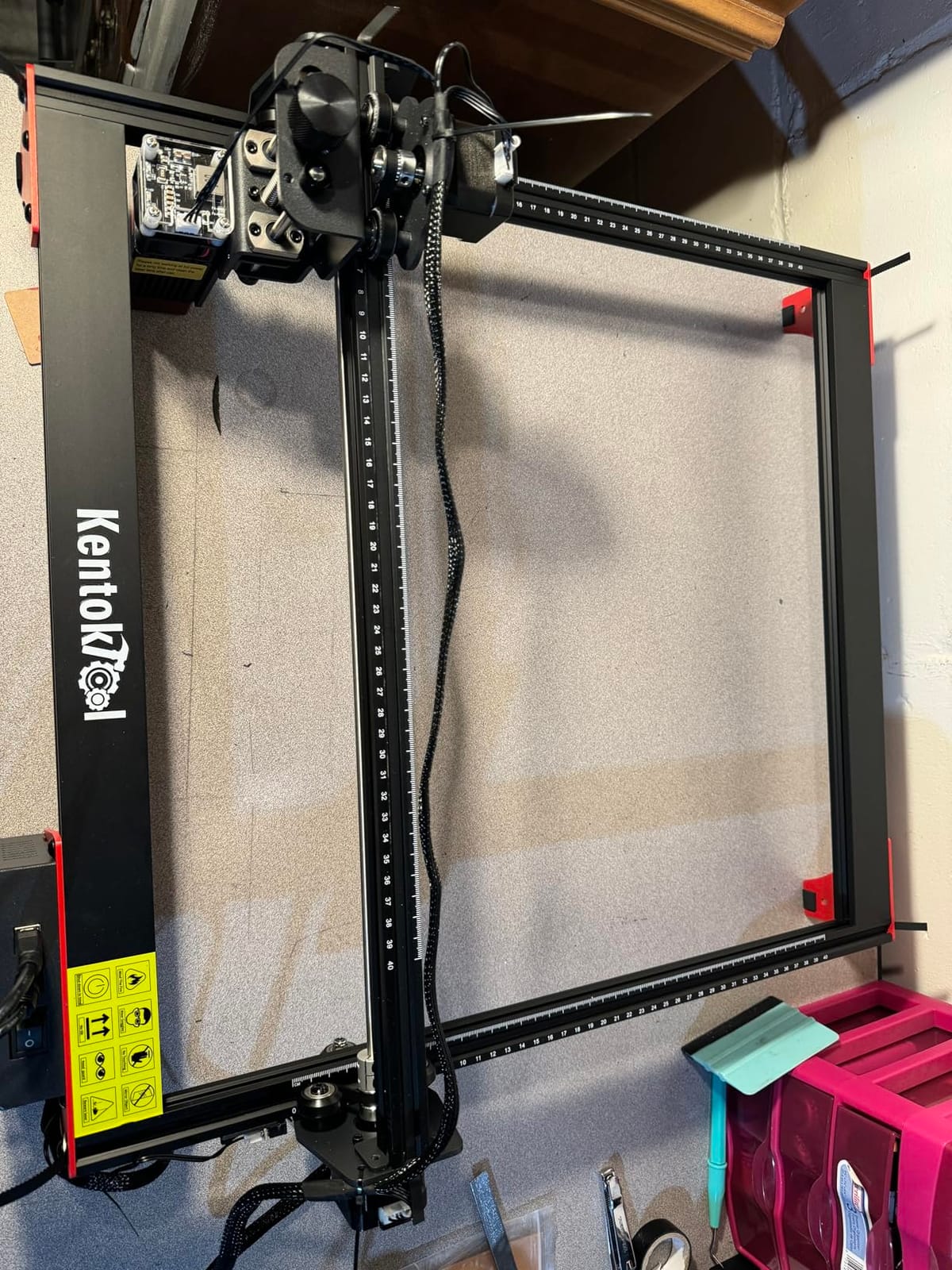Laser Engraver, LE400PRO 50W Laser Engraving Machine for Beginners, 5.5W 400x400mm Large Working Area High Precision Laser Engraver and Cutter Machine for Wood Acrylic Leather (Class 1 Output 5500mW) customer photo 2