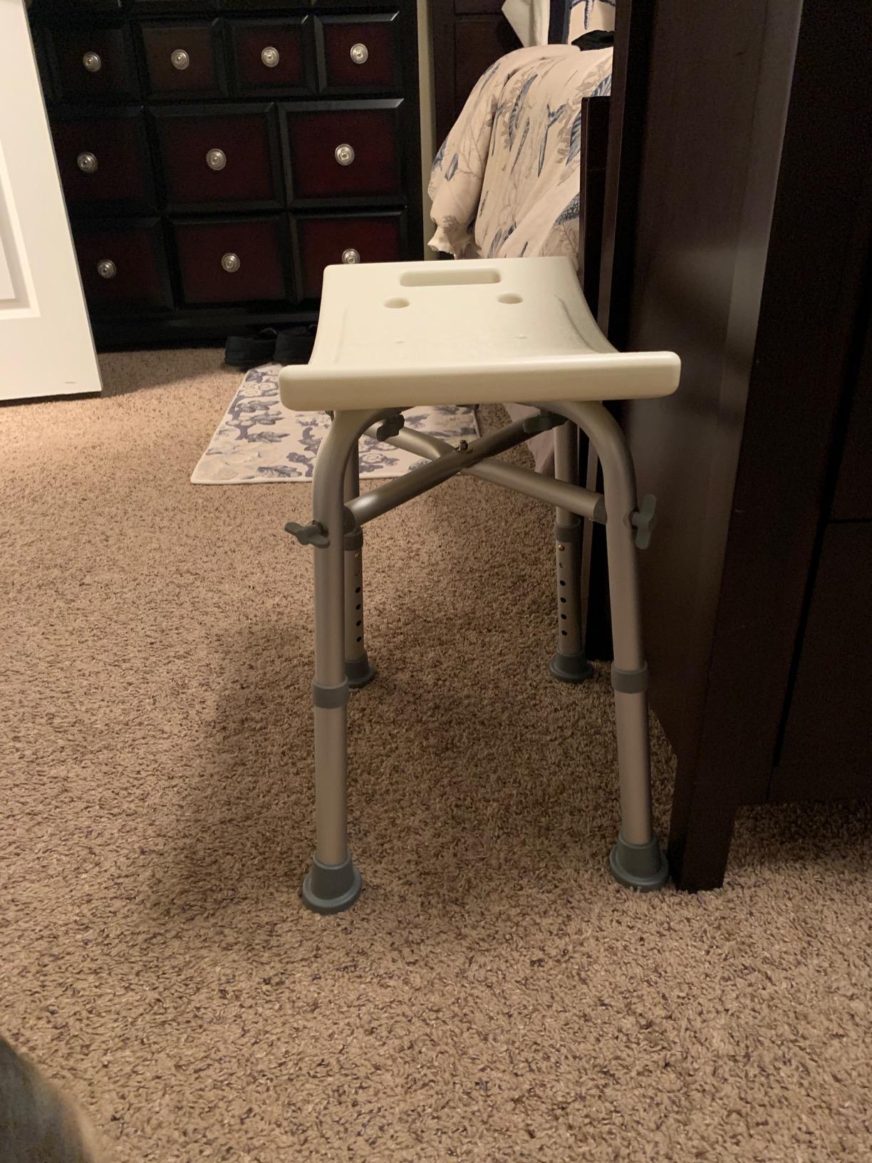 Dr Kay's Shower Chair for Inside Shower Bench for Bathtub 350lb Support customer photo 2